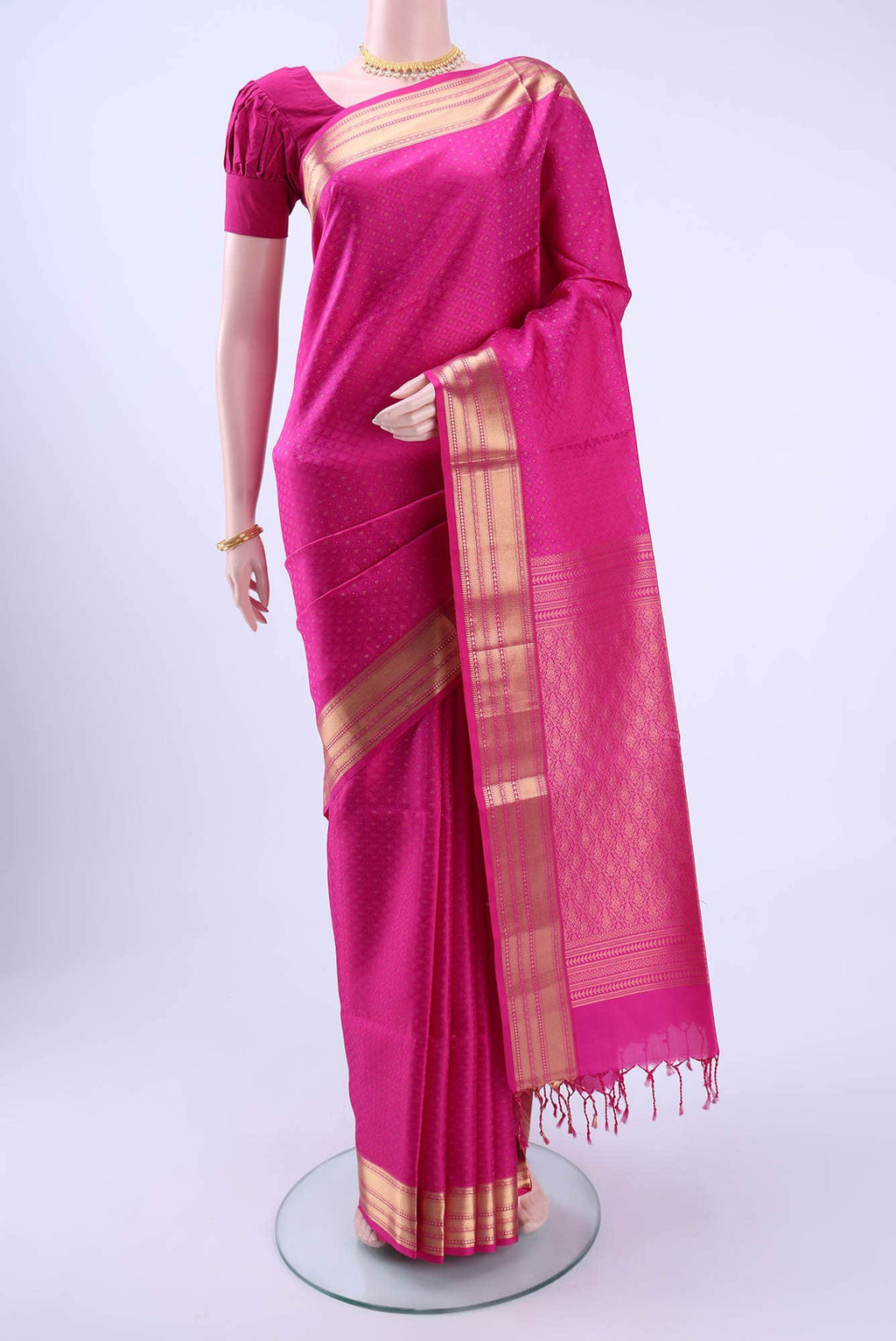 Pink Soft Silk Saree