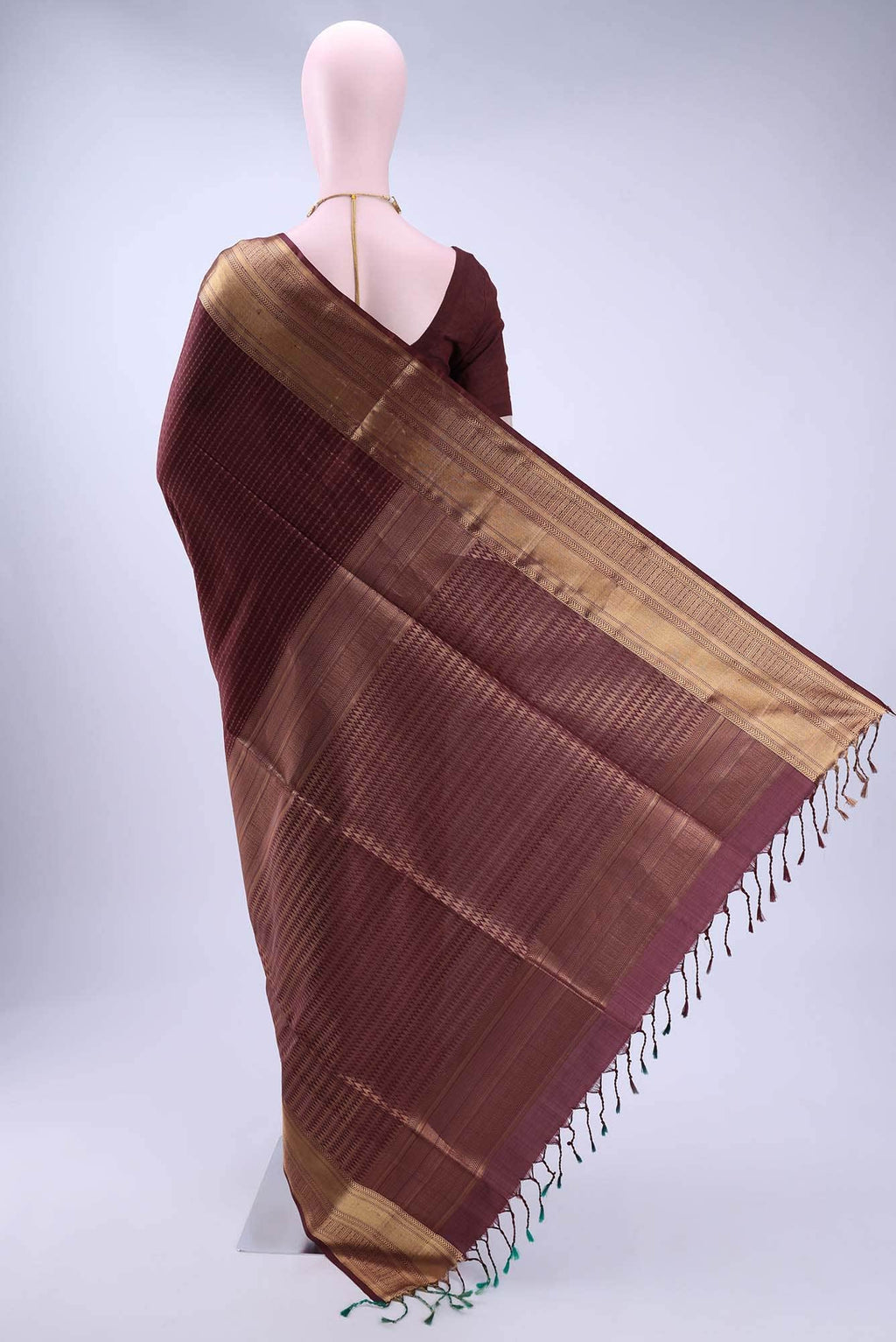 Brown Soft Silk Saree