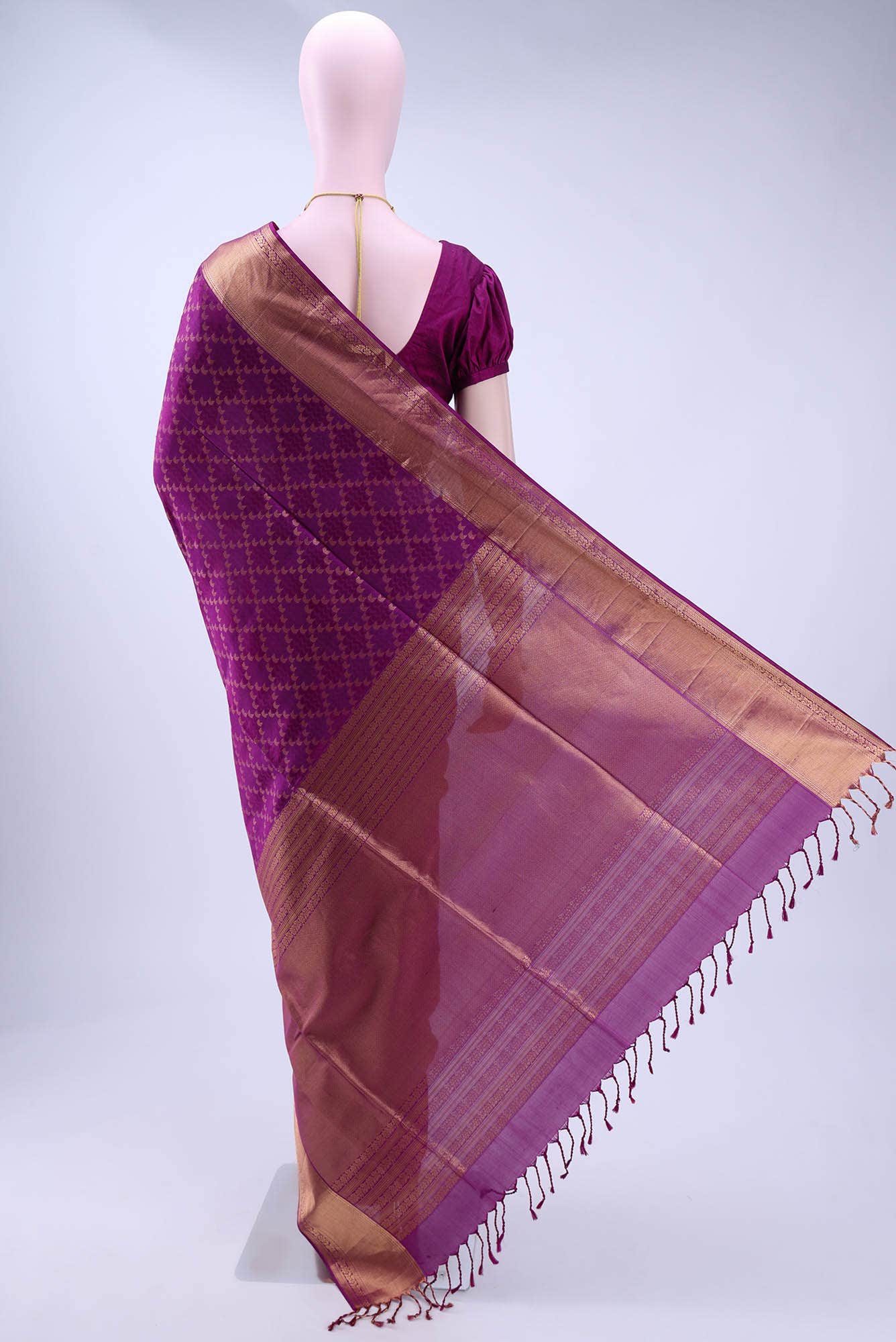 Magenta Soft Silk Saree
