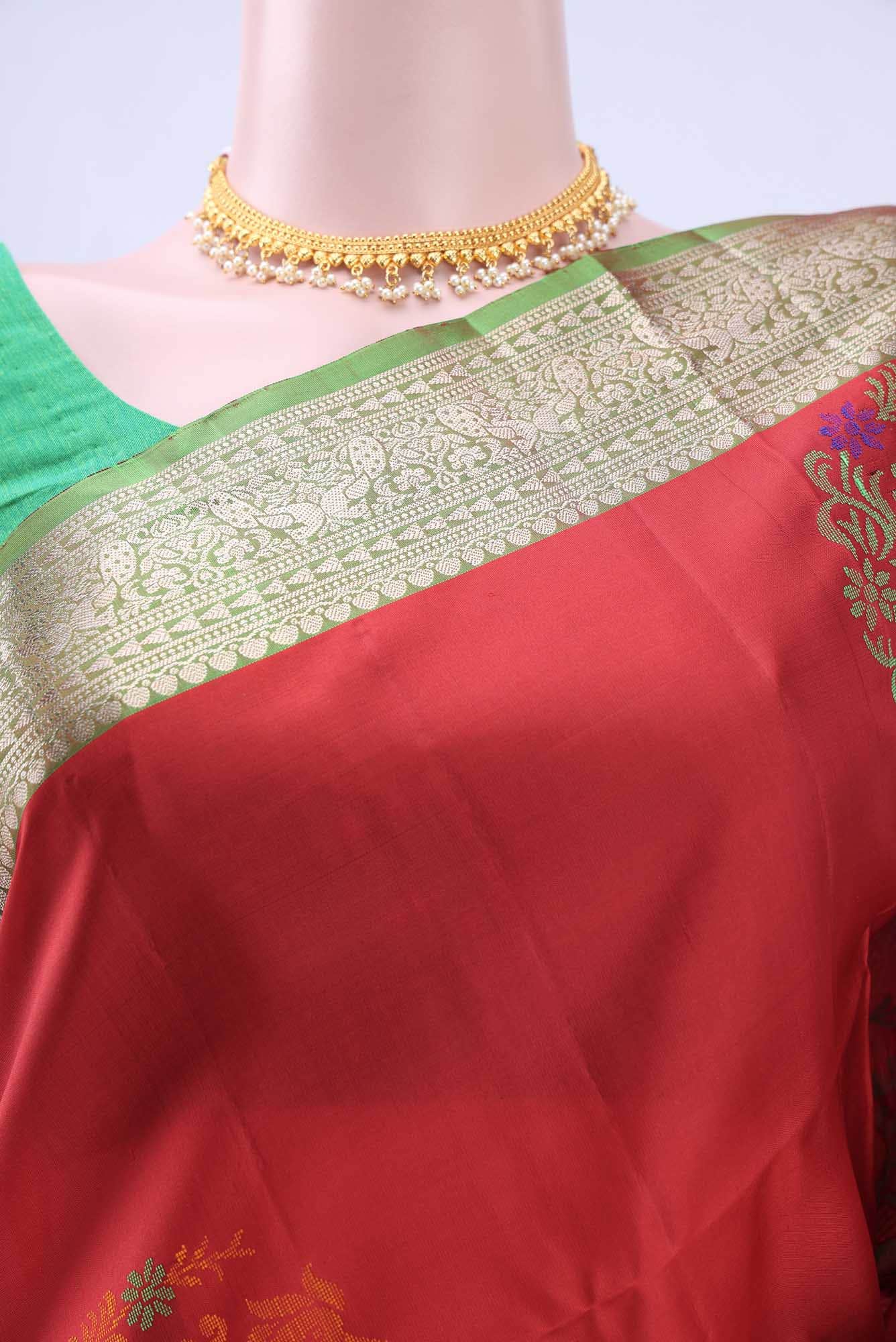 Red Soft Silk Saree