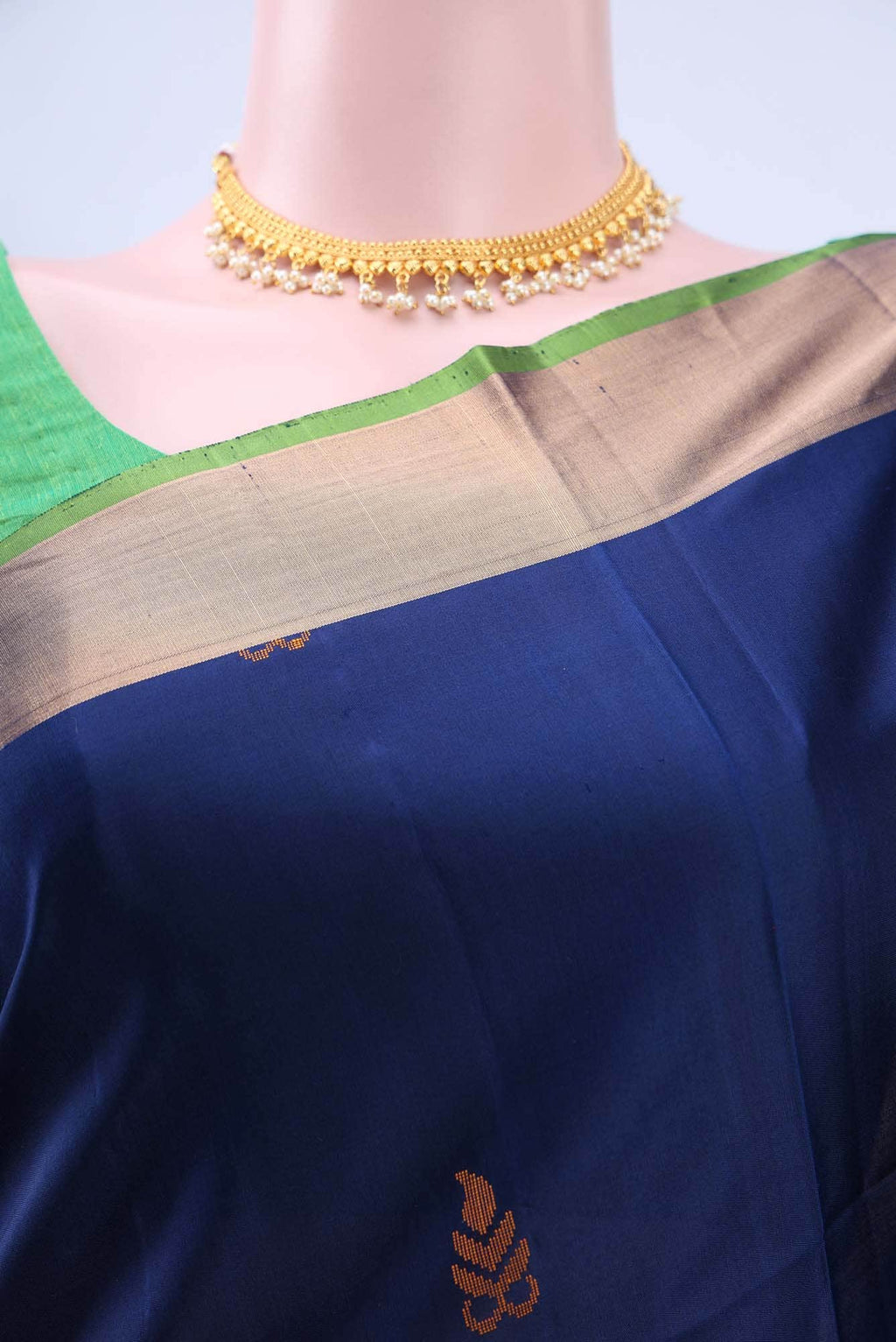 Navy Blue Soft Silk Saree