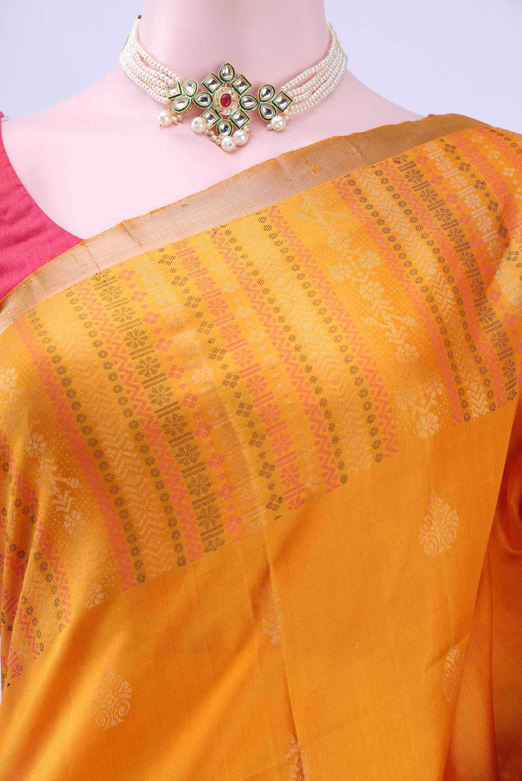 Yellow Soft Silk Saree