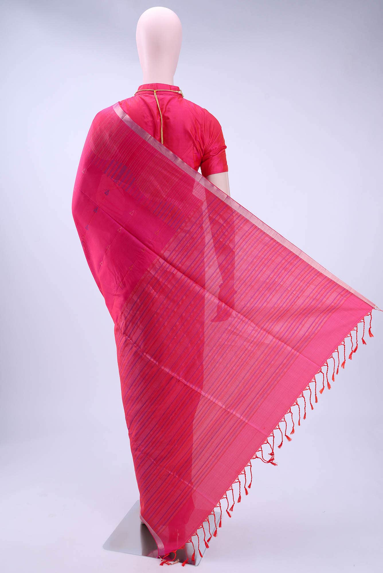 Imperial Pink Soft Silk Saree