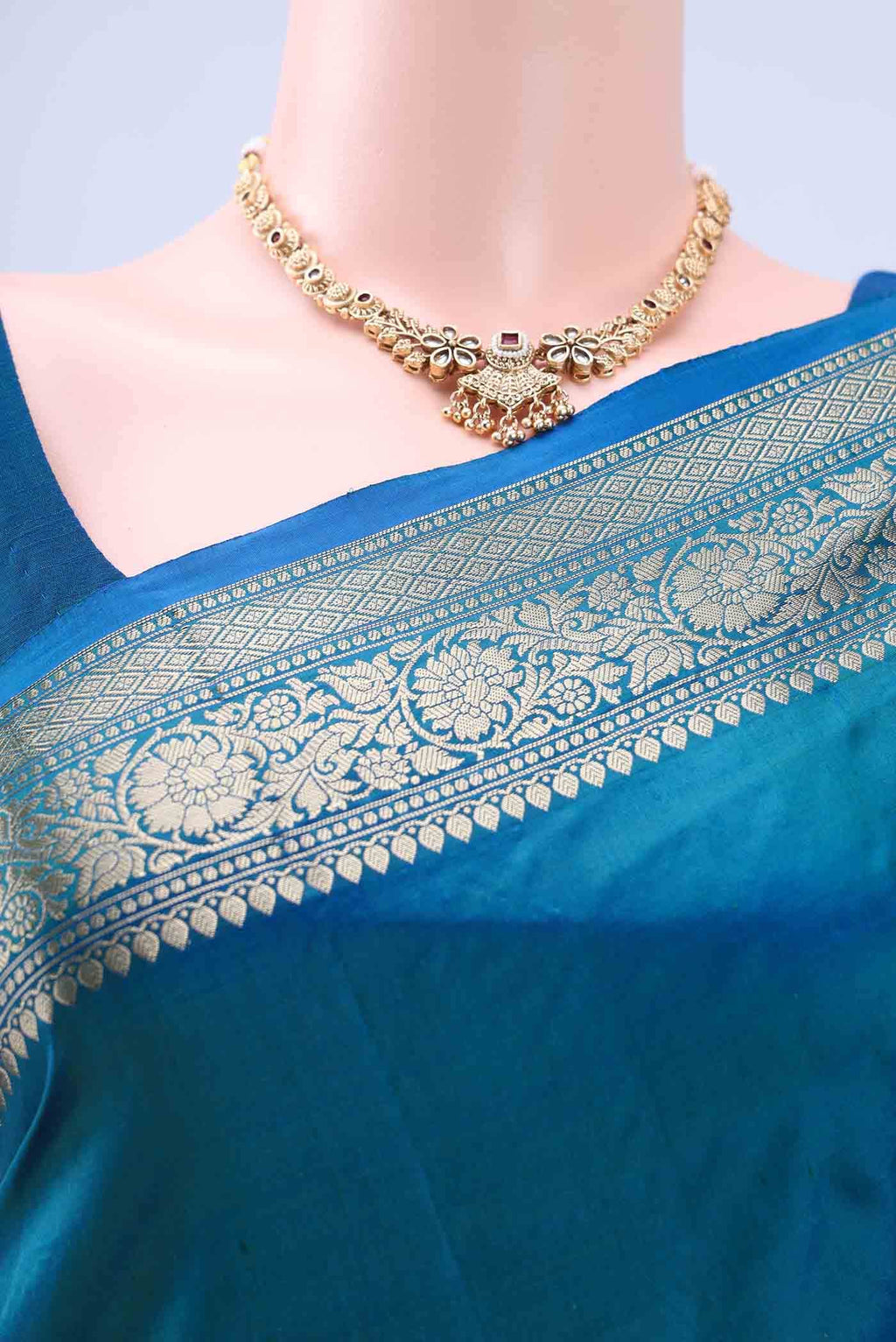 no Dual Tone Banarasi Katan Silk Saree