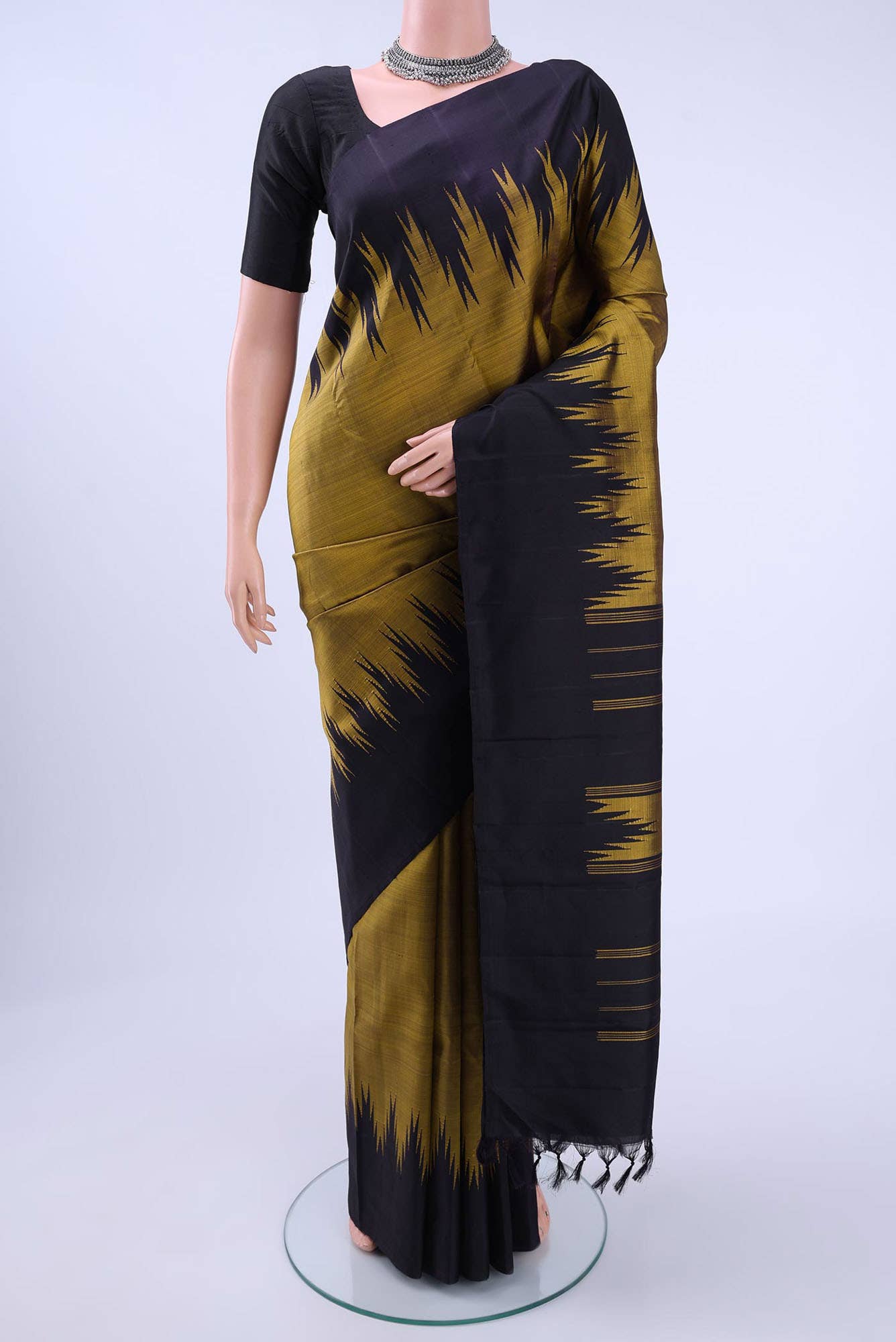 Bronze Kanchipuram Saree