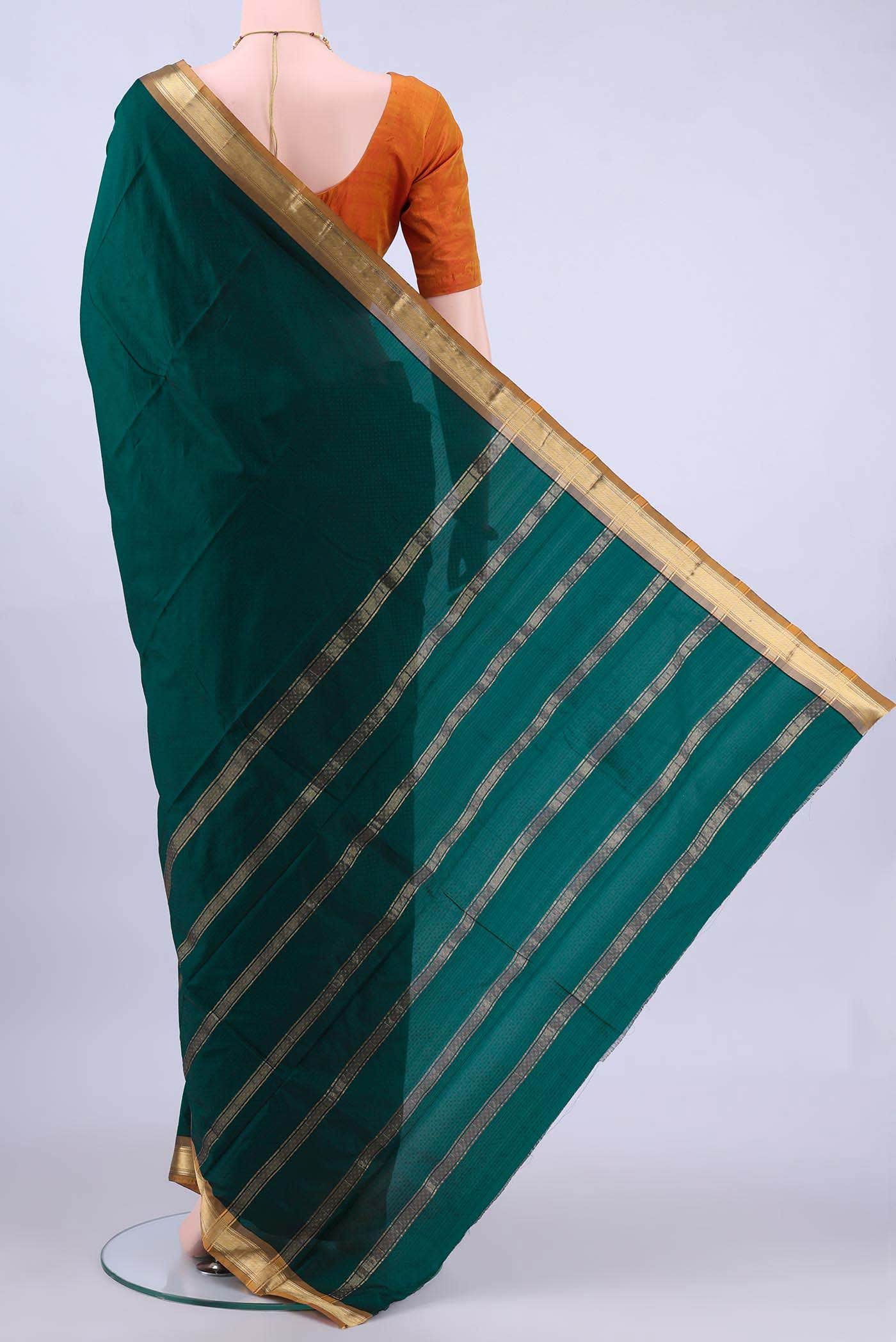 no Dual Tone Bangalore Silk Saree