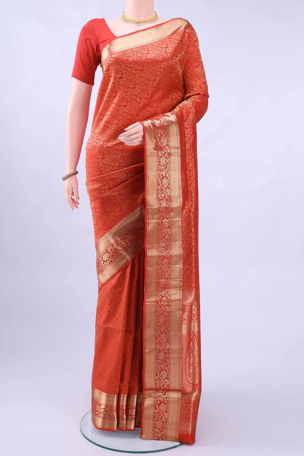 Red Soft Silk Saree