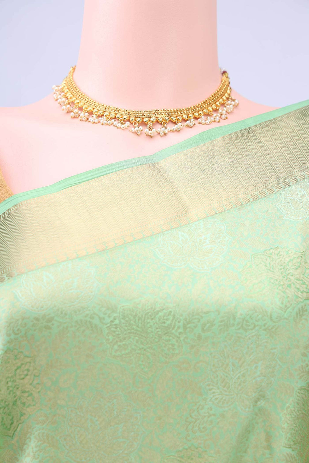 Light Green Soft Silk Saree