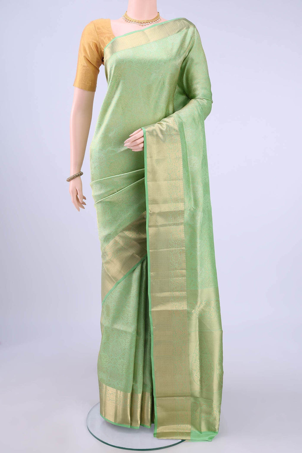 Light Green Soft Silk Saree