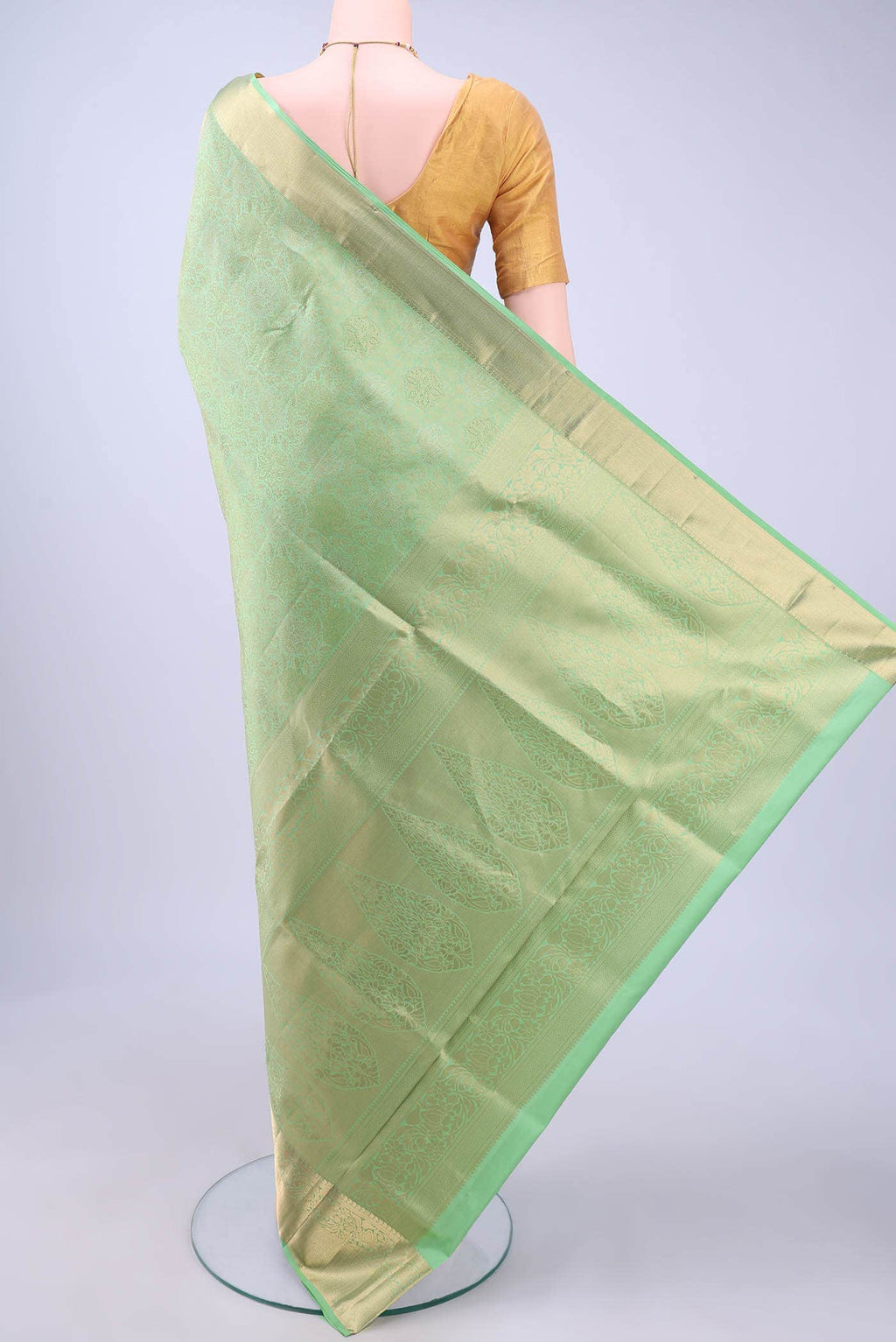 Light Green Soft Silk Saree