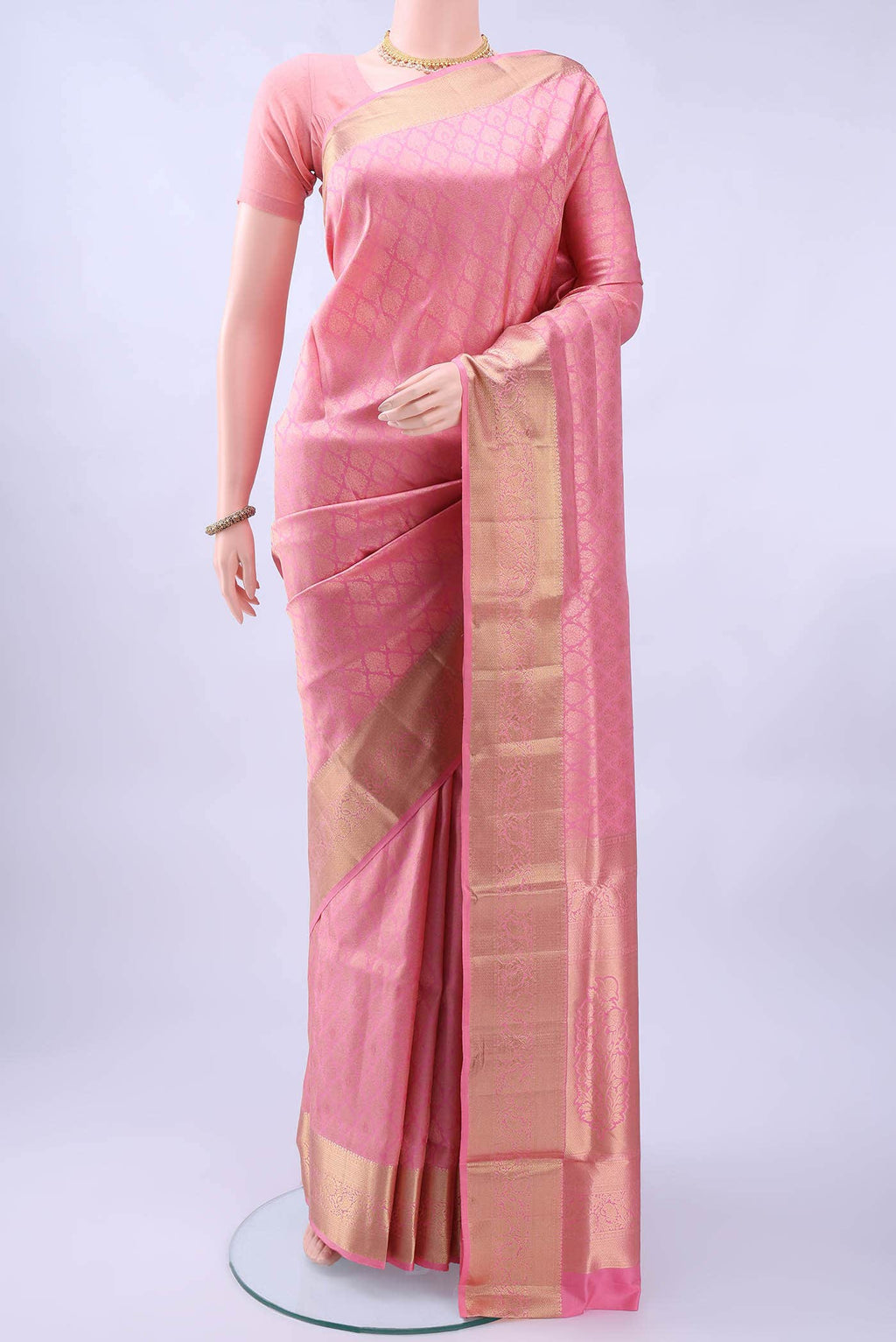 Pink Soft Silk Saree