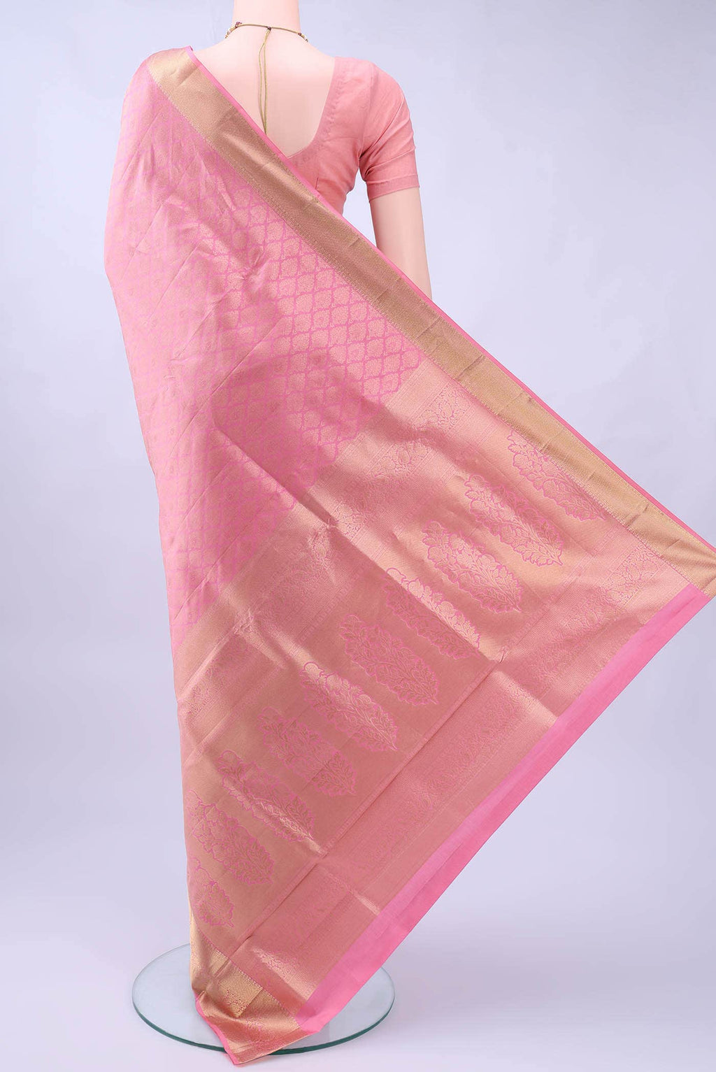 Pink Soft Silk Saree