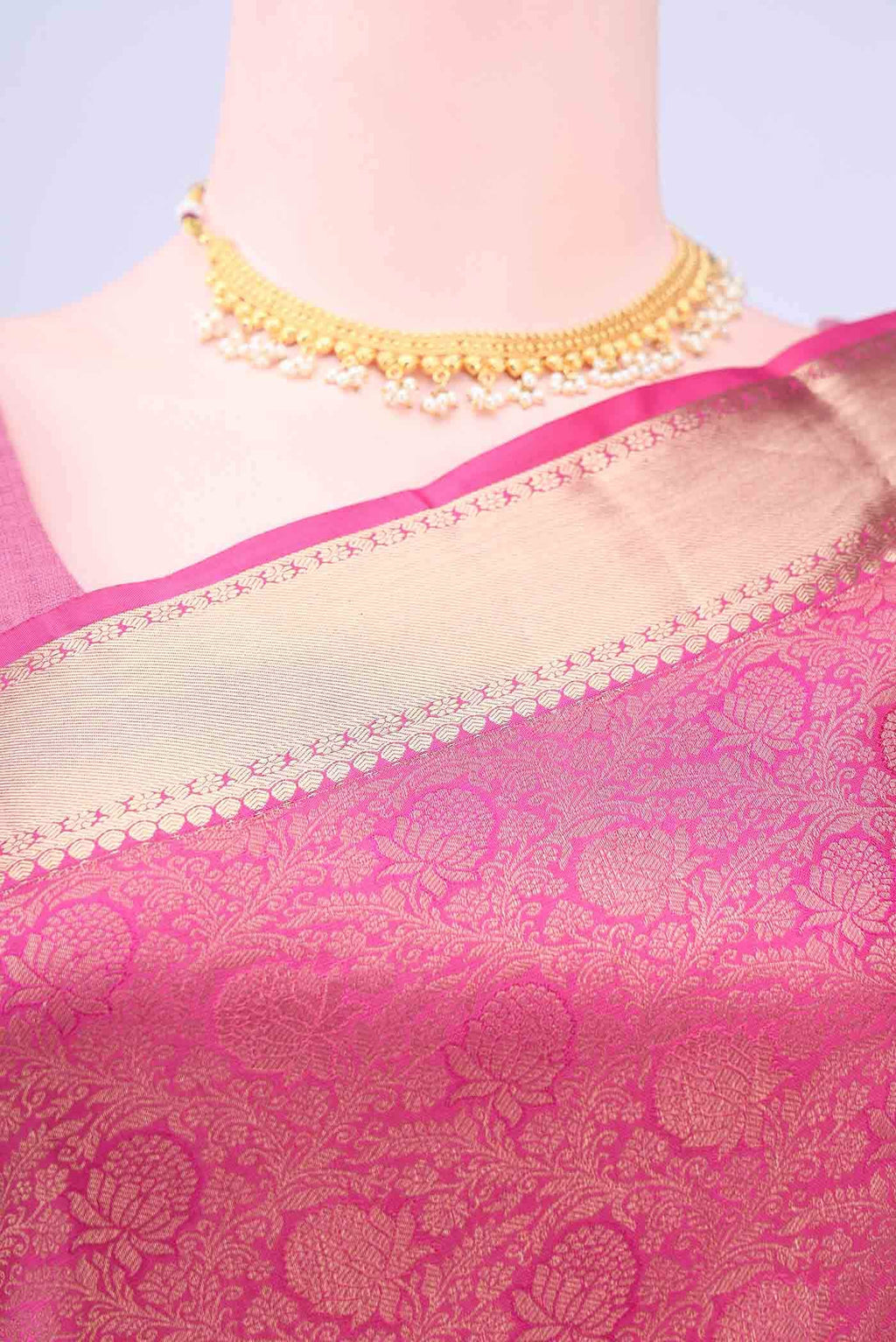 Pink Soft Silk Saree