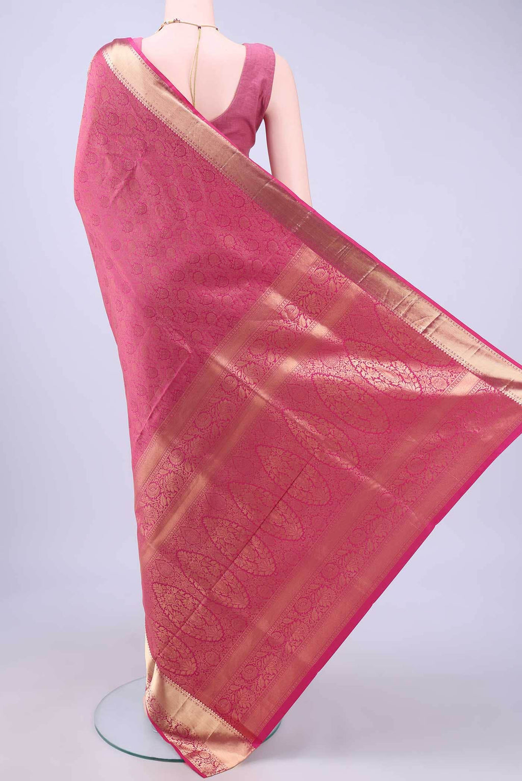 Pink Soft Silk Saree