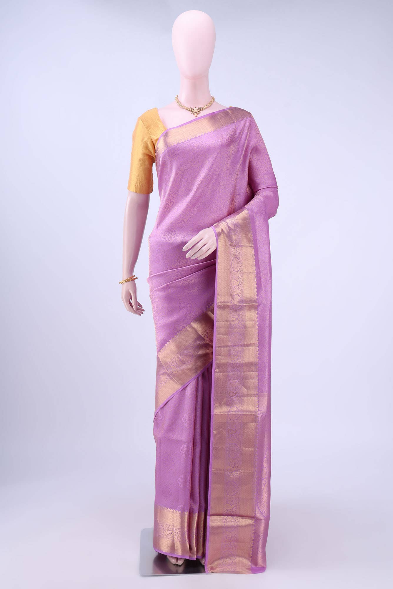 Lilac Soft Silk Saree