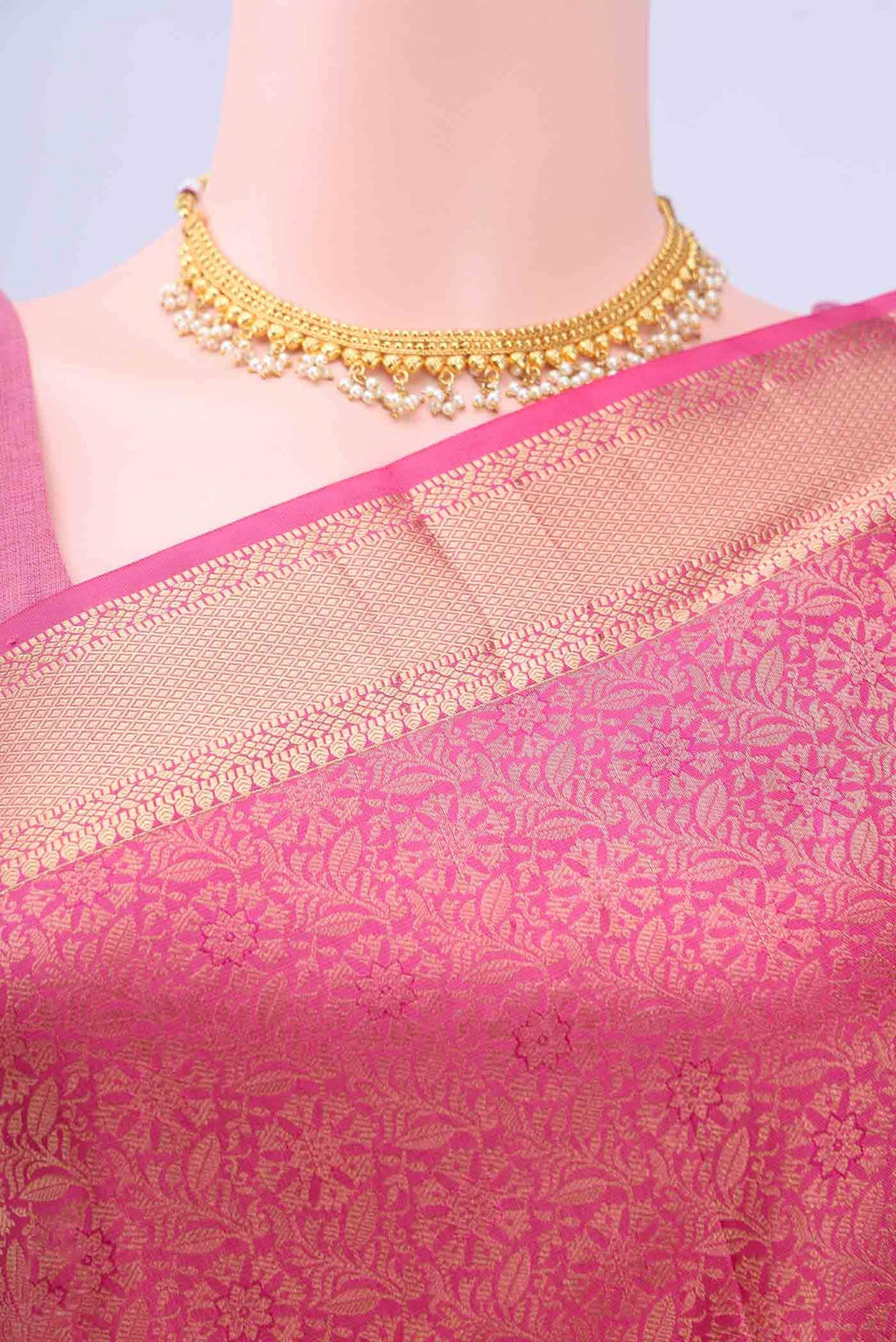 Pink Soft Silk Saree