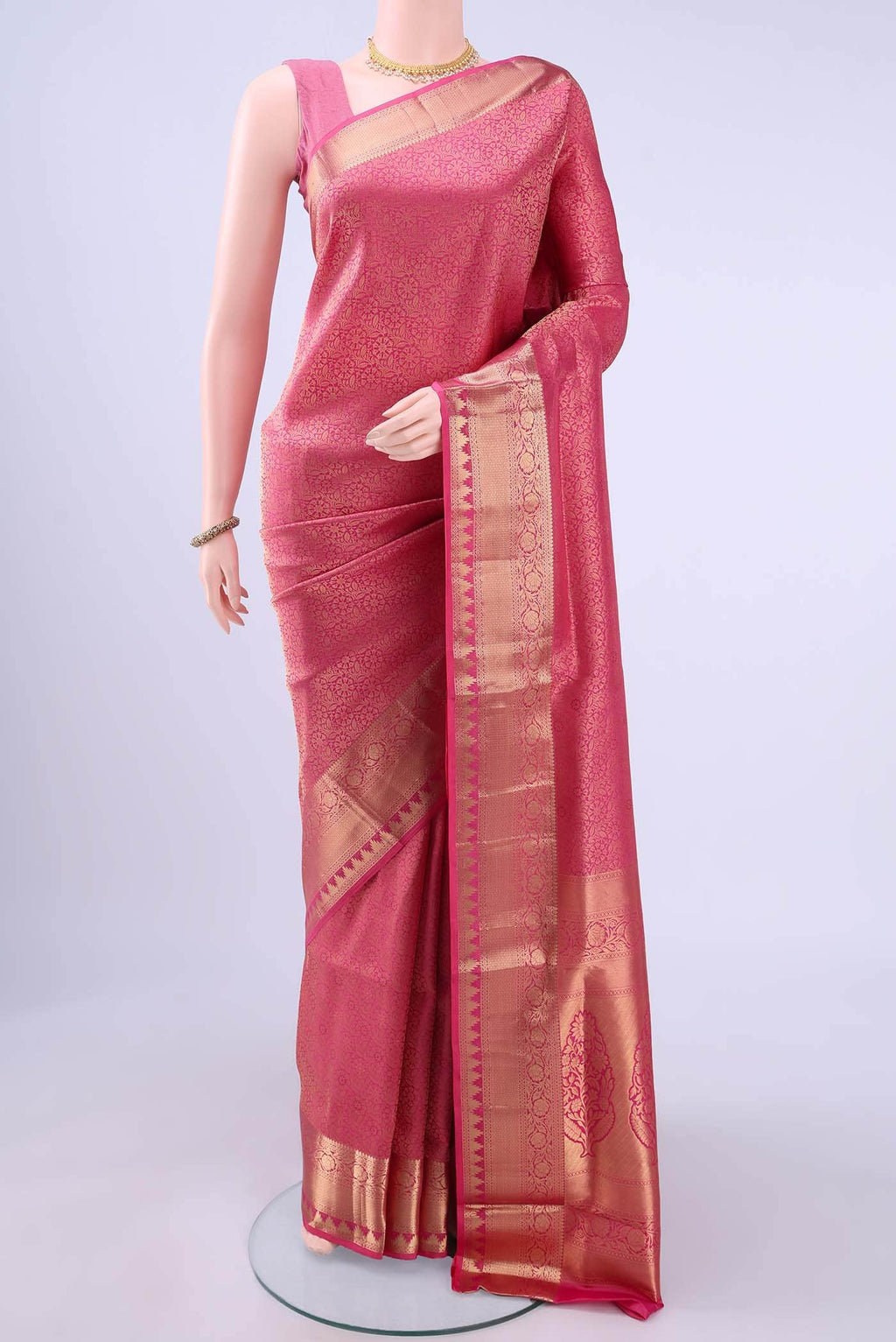 Pink Soft Silk Saree