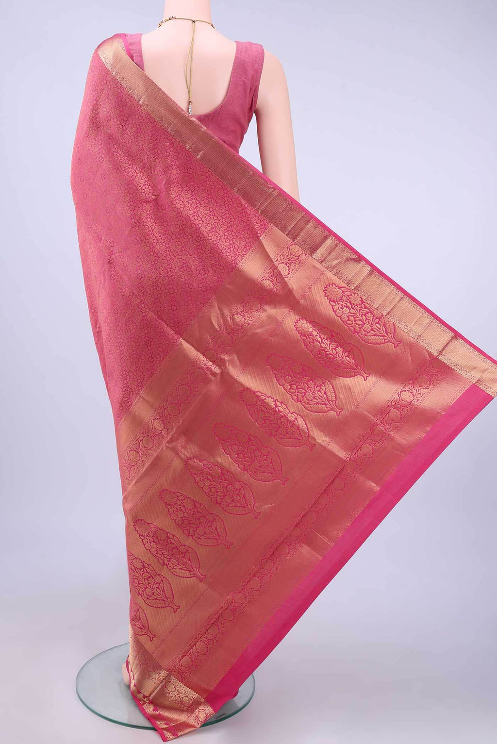 Pink Soft Silk Saree