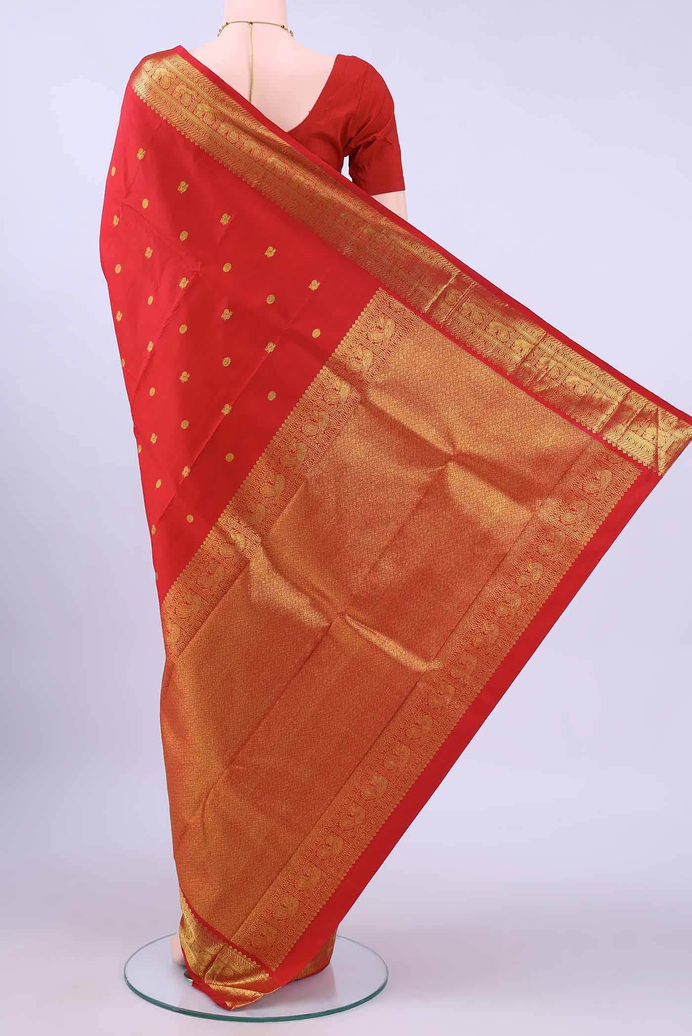 no Dual Tone Kanchipuram Silk Saree