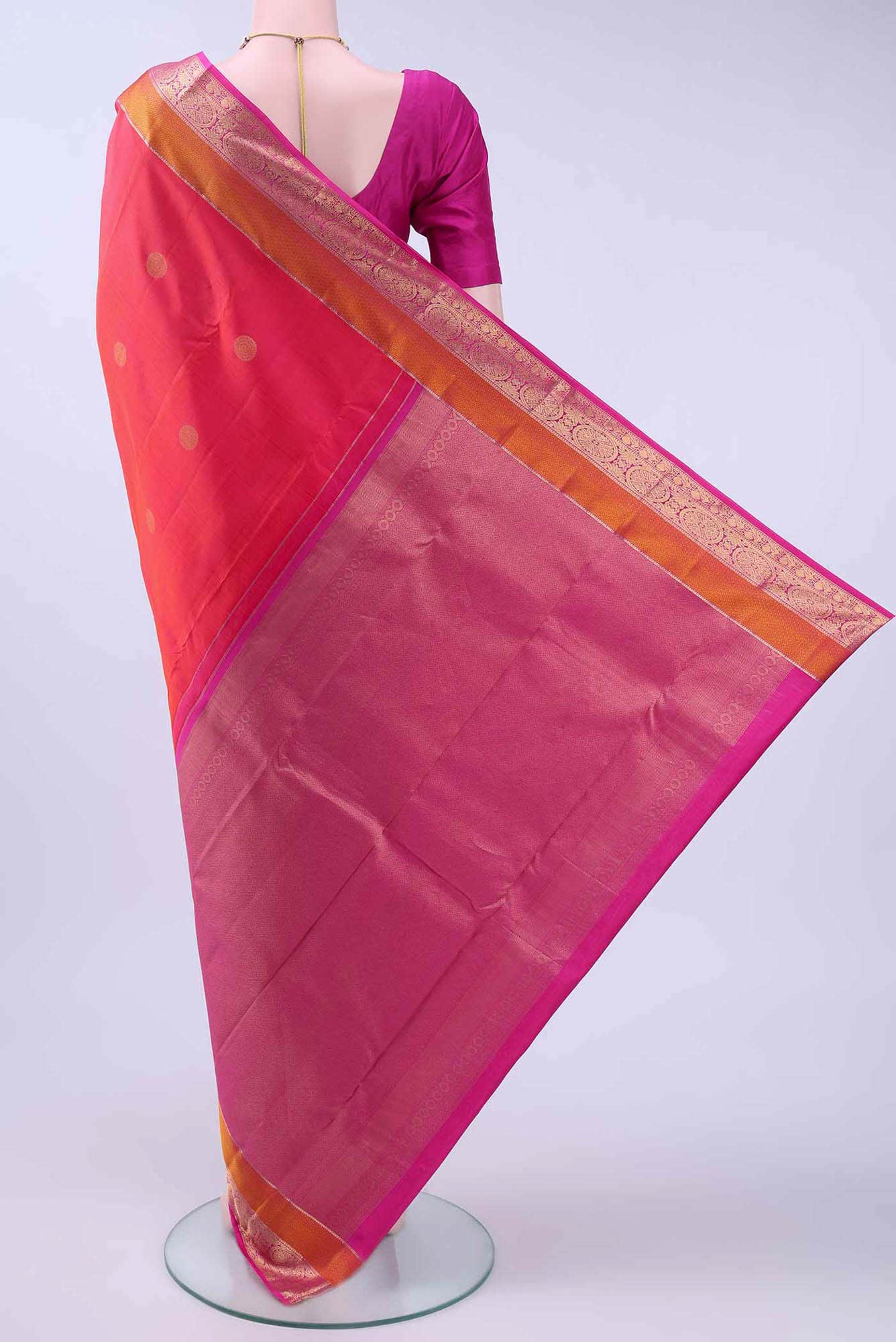 NO Dual Tone Nangavalli Silk [ Salem ] Saree