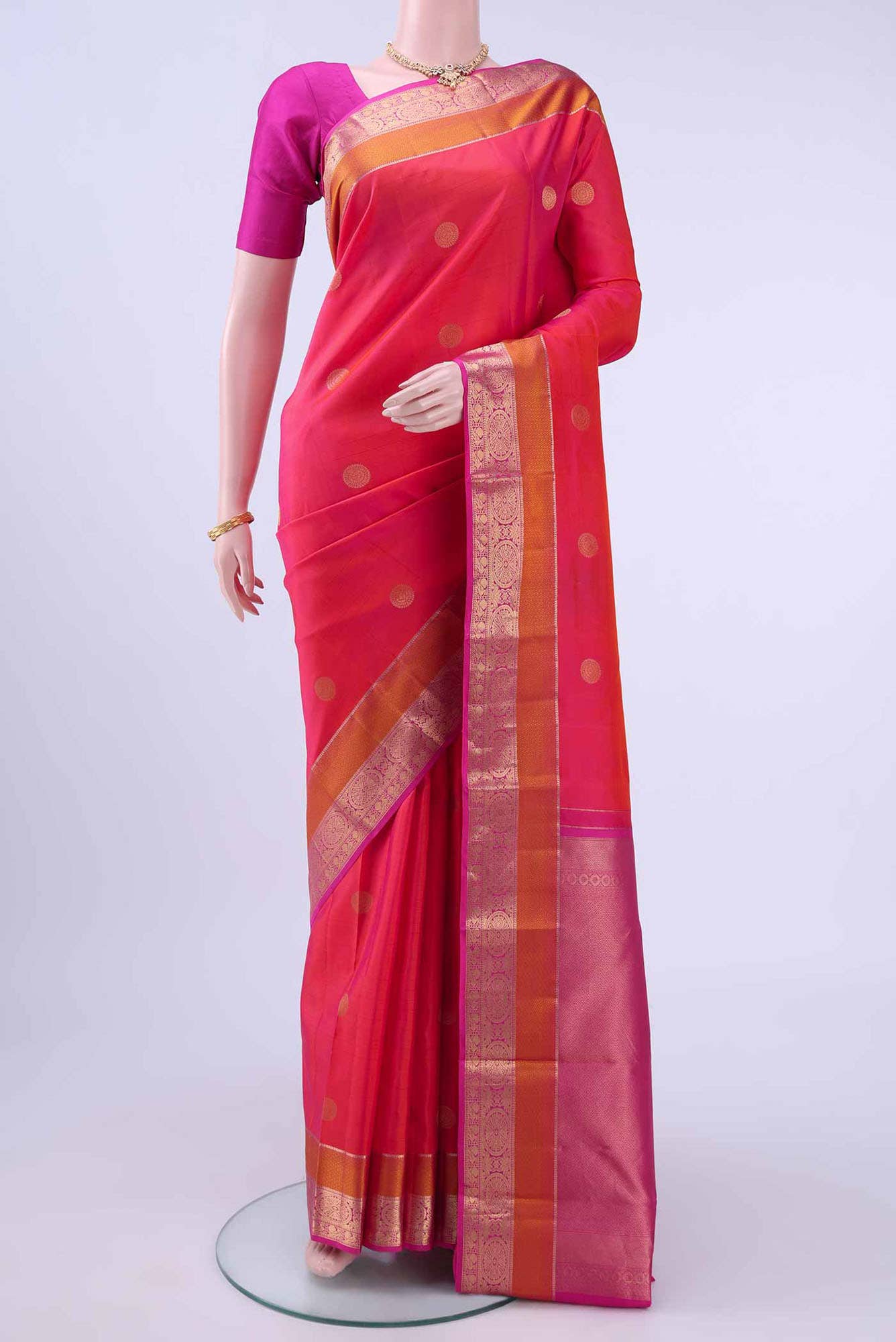 NO Dual Tone Nangavalli Silk [ Salem ] Saree