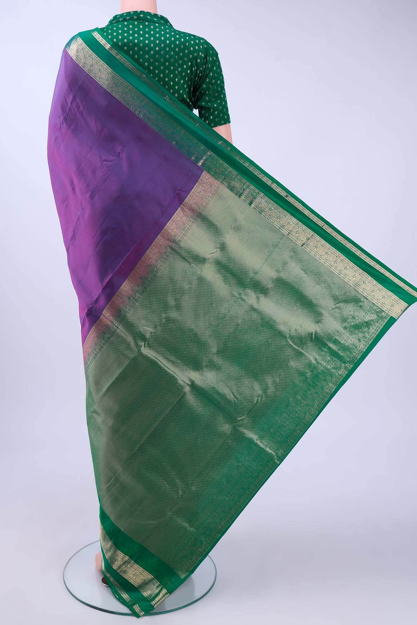 Magenta Nangavalli Silk [ Salem ] Saree
