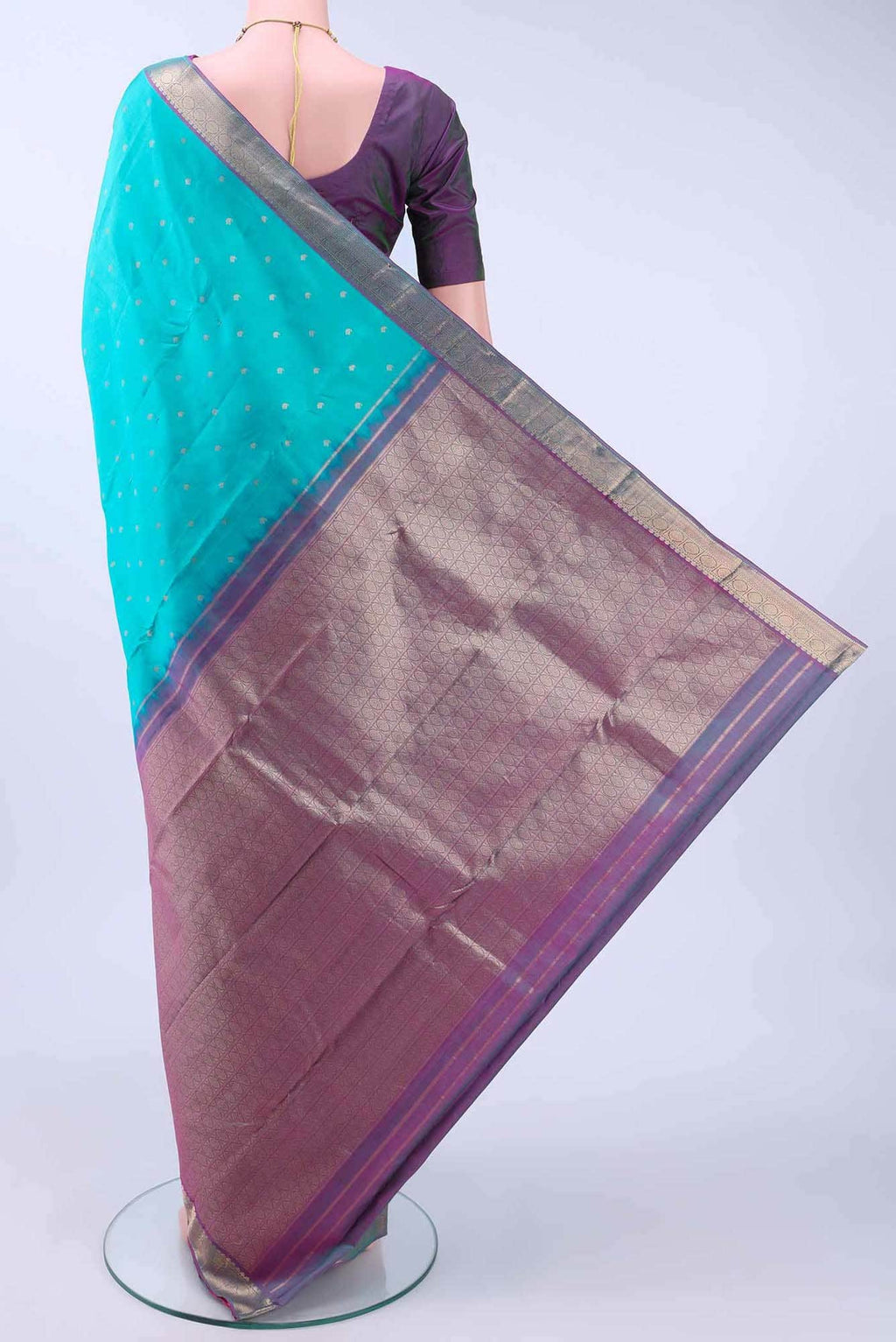 NO Dual Tone Nangavalli Silk [ Salem ] Saree