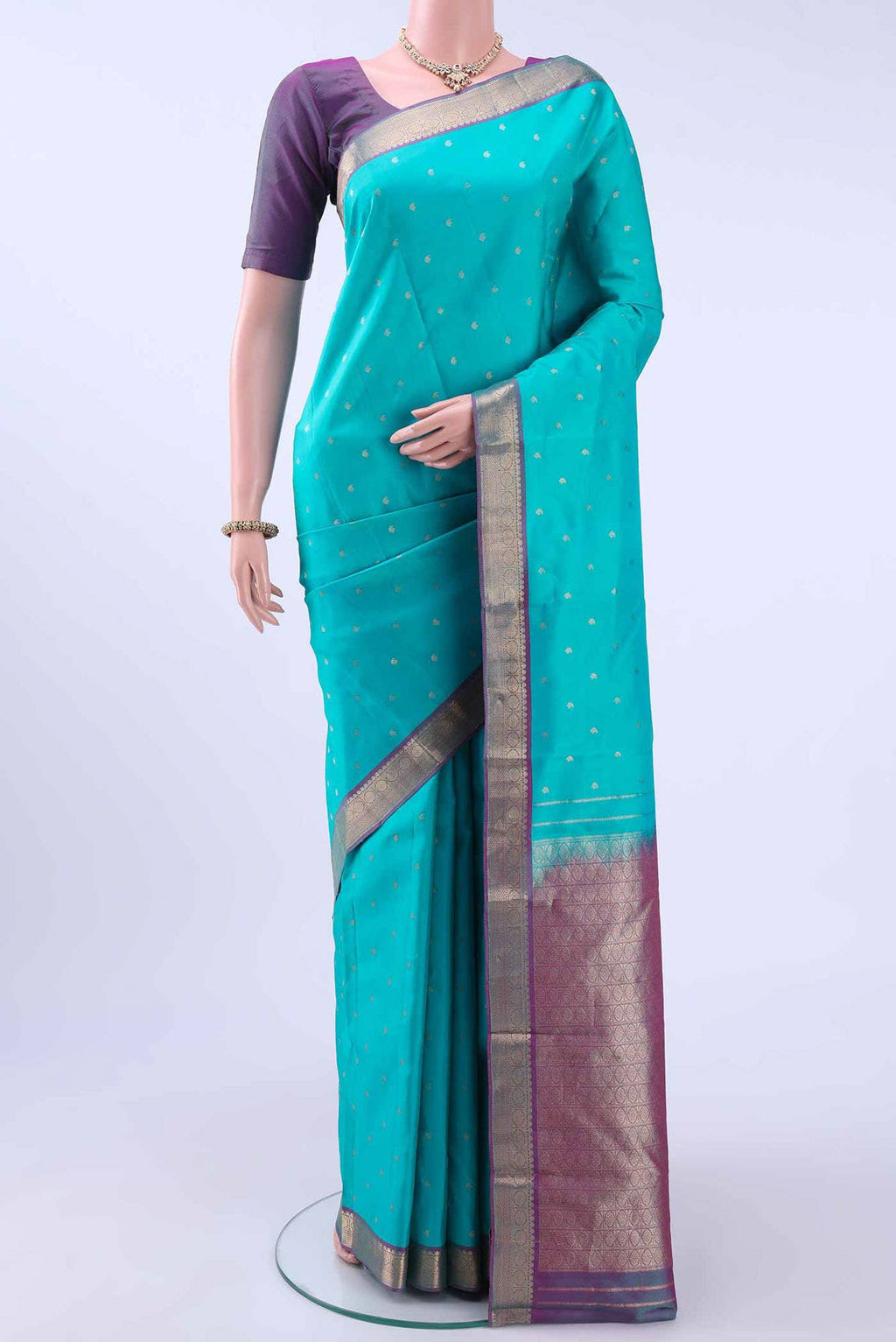 NO Dual Tone Nangavalli Silk [ Salem ] Saree