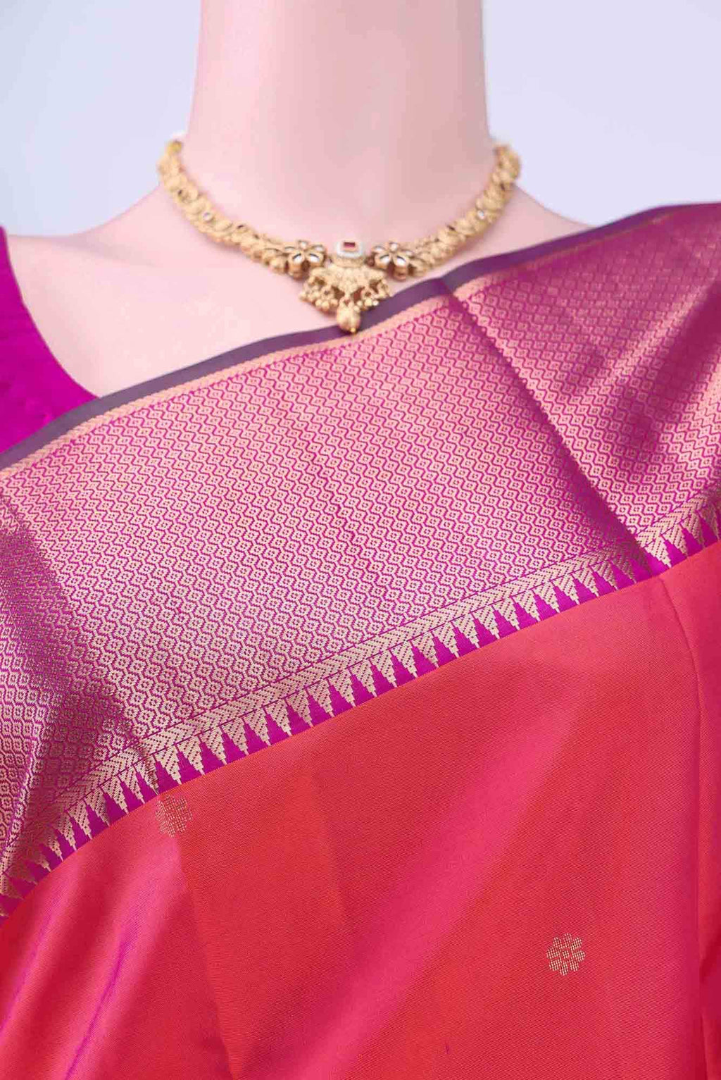 NO Dual Tone Nangavalli Silk [ Salem ] Saree