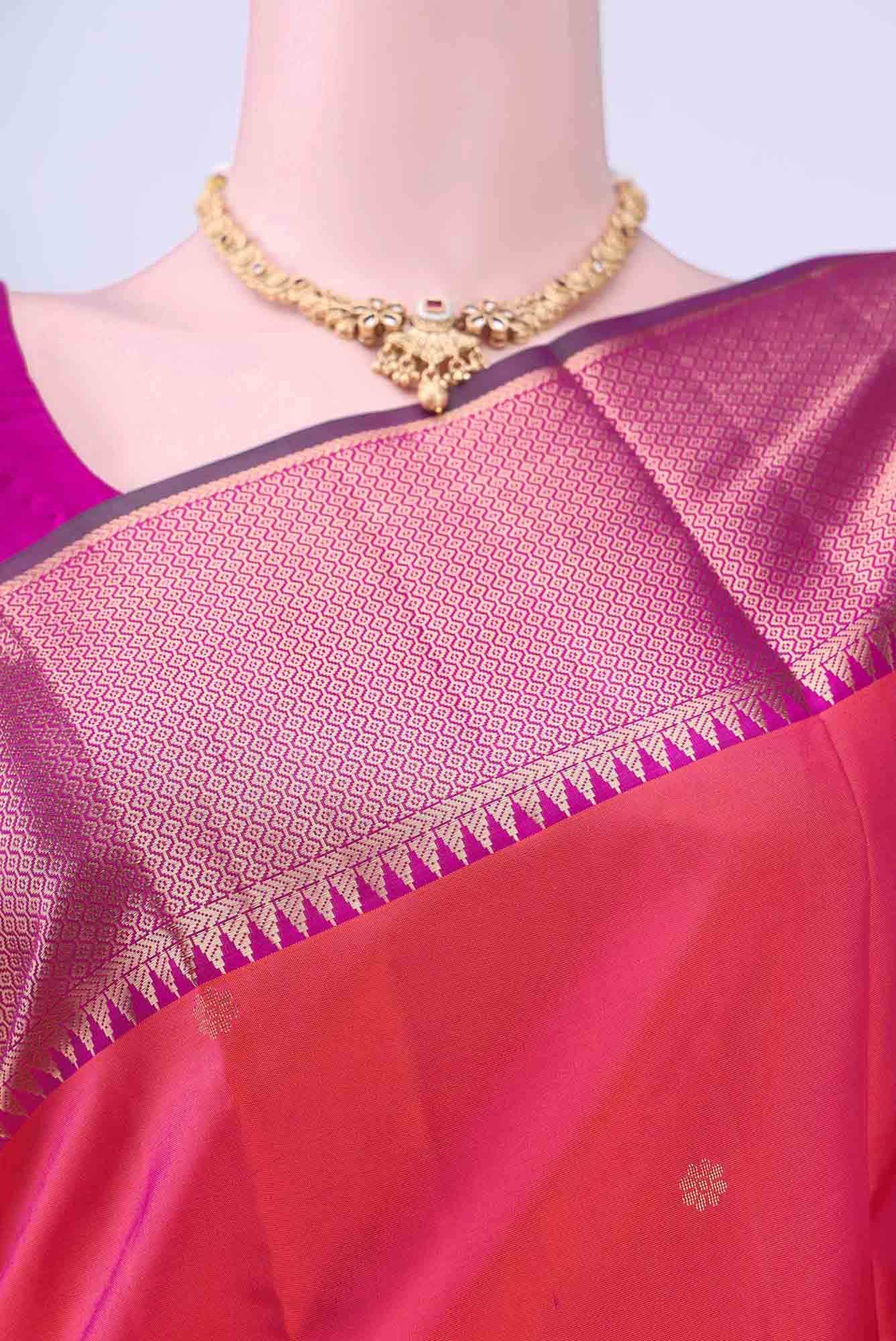 NO Dual Tone Nangavalli Silk [ Salem ] Saree