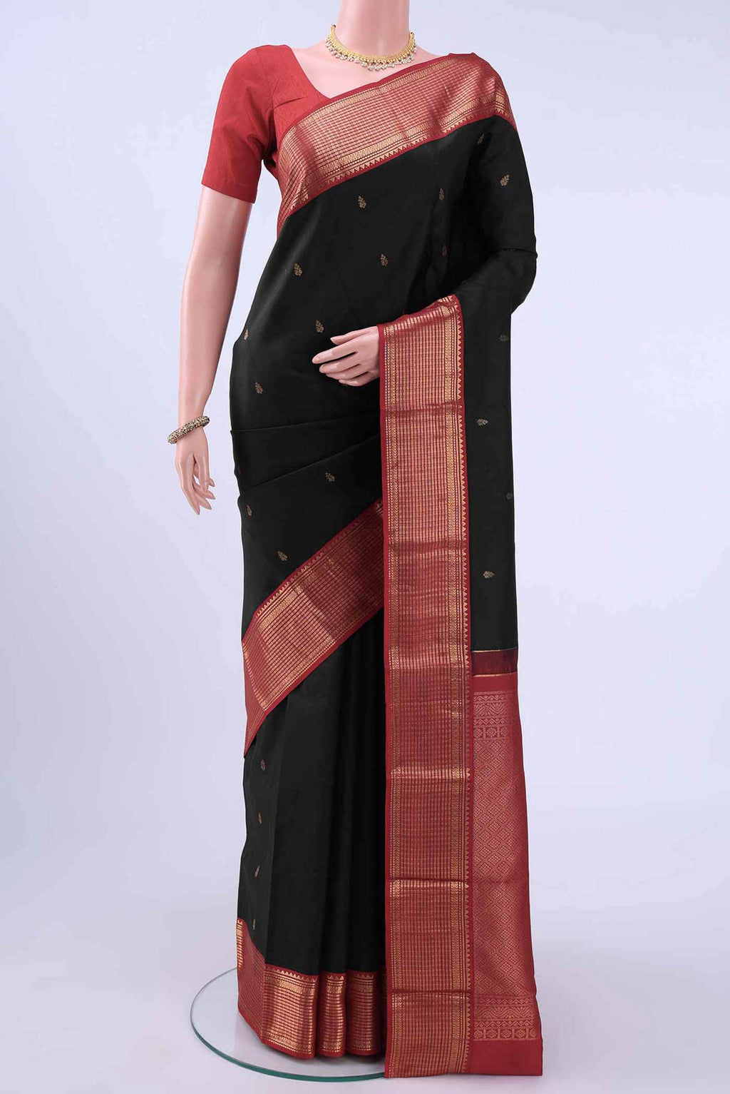 NO Dual Tone Nangavalli Silk [ Salem ] Saree