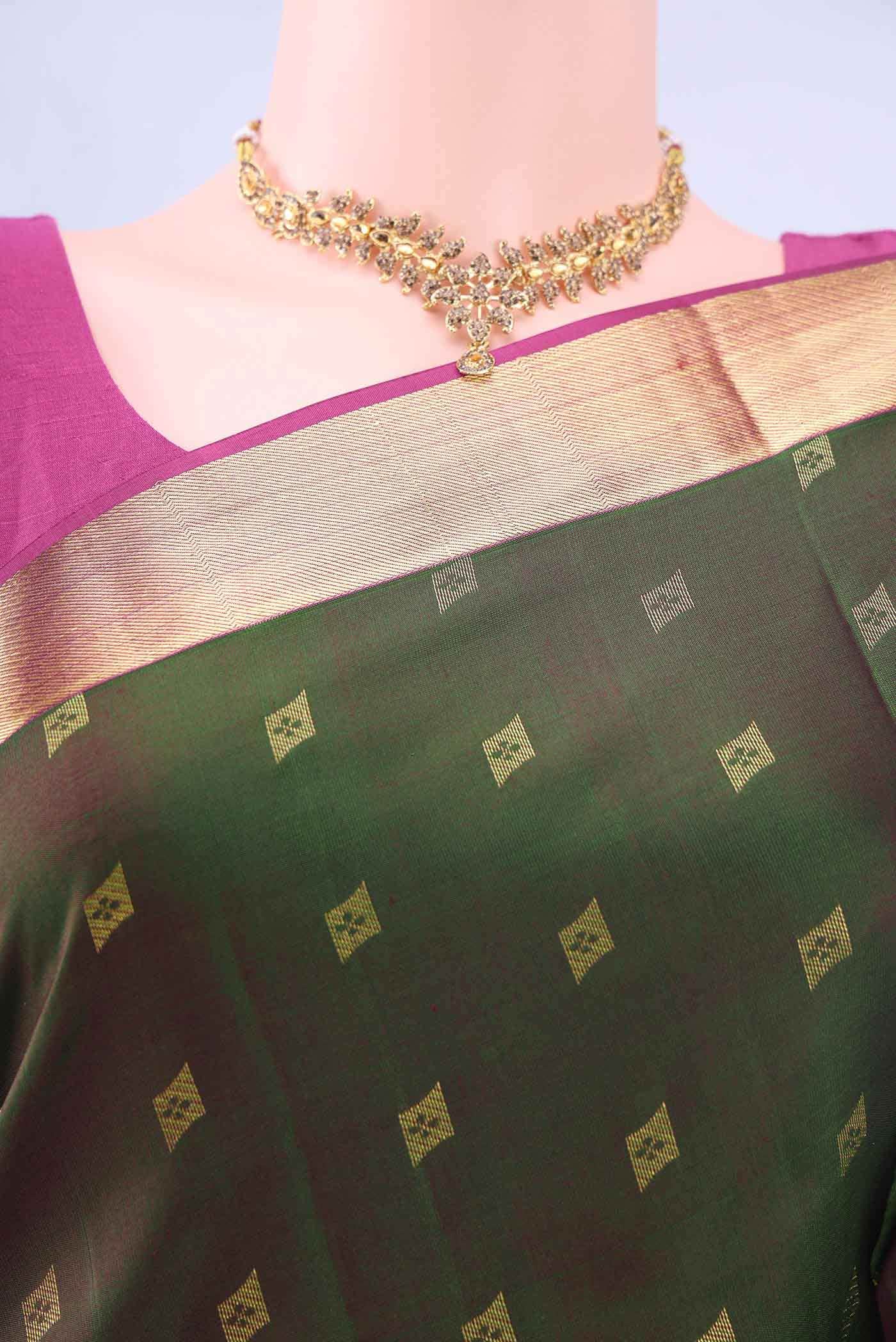 NO Dual Tone Nangavalli Silk [ Salem ] Saree