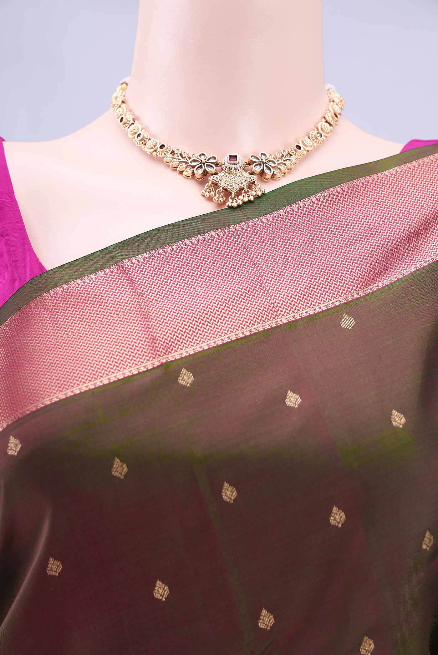 no Dual Tone Nangavalli Silk [ Salem ] Saree
