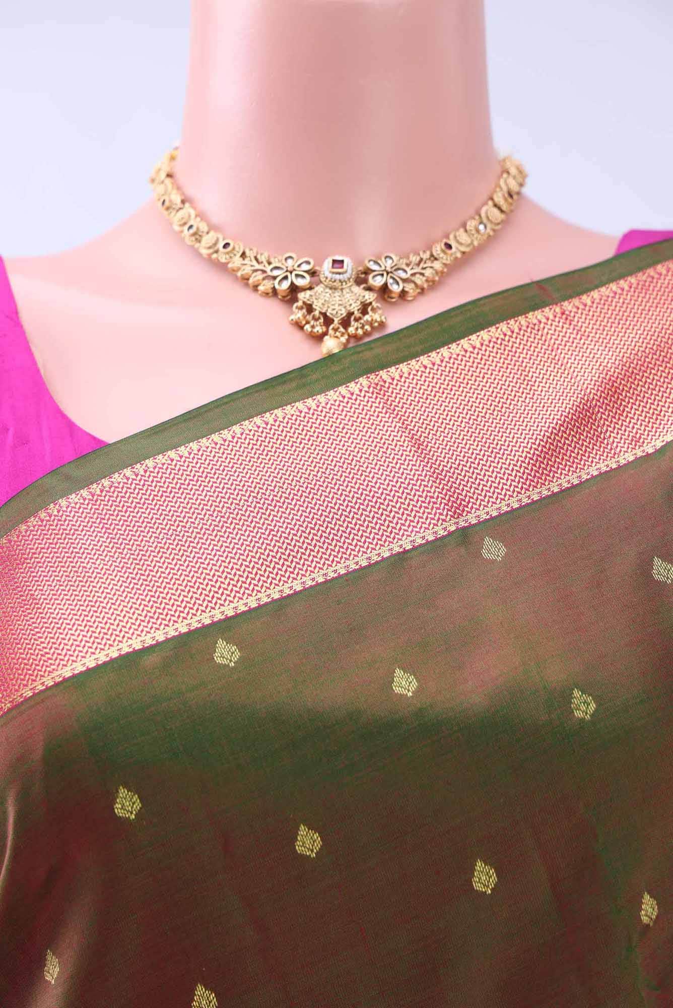 no Dual Tone Nangavalli Silk [ Salem ] Saree