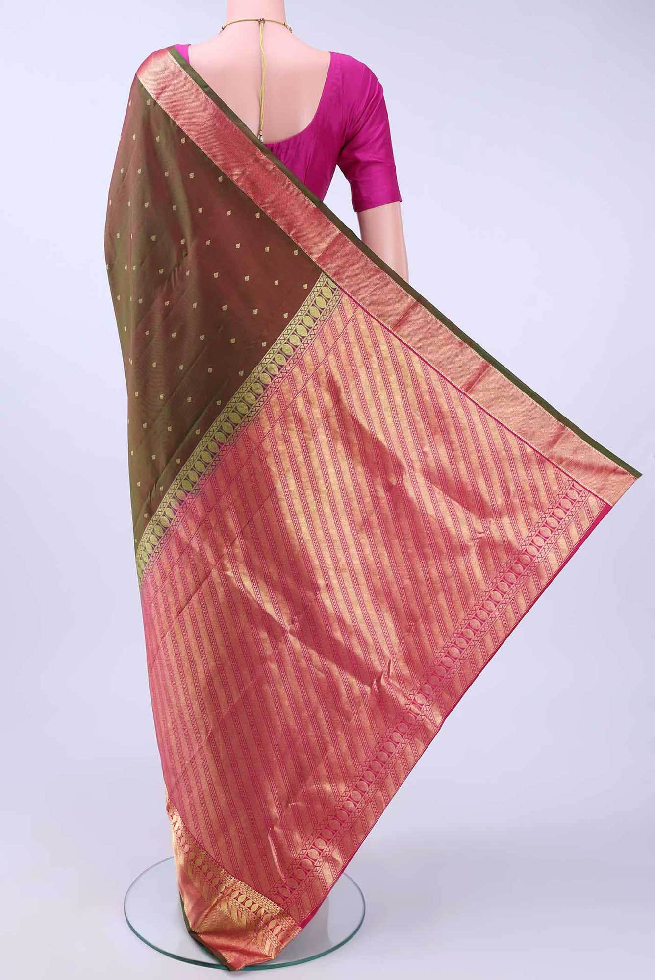 no Dual Tone Nangavalli Silk [ Salem ] Saree