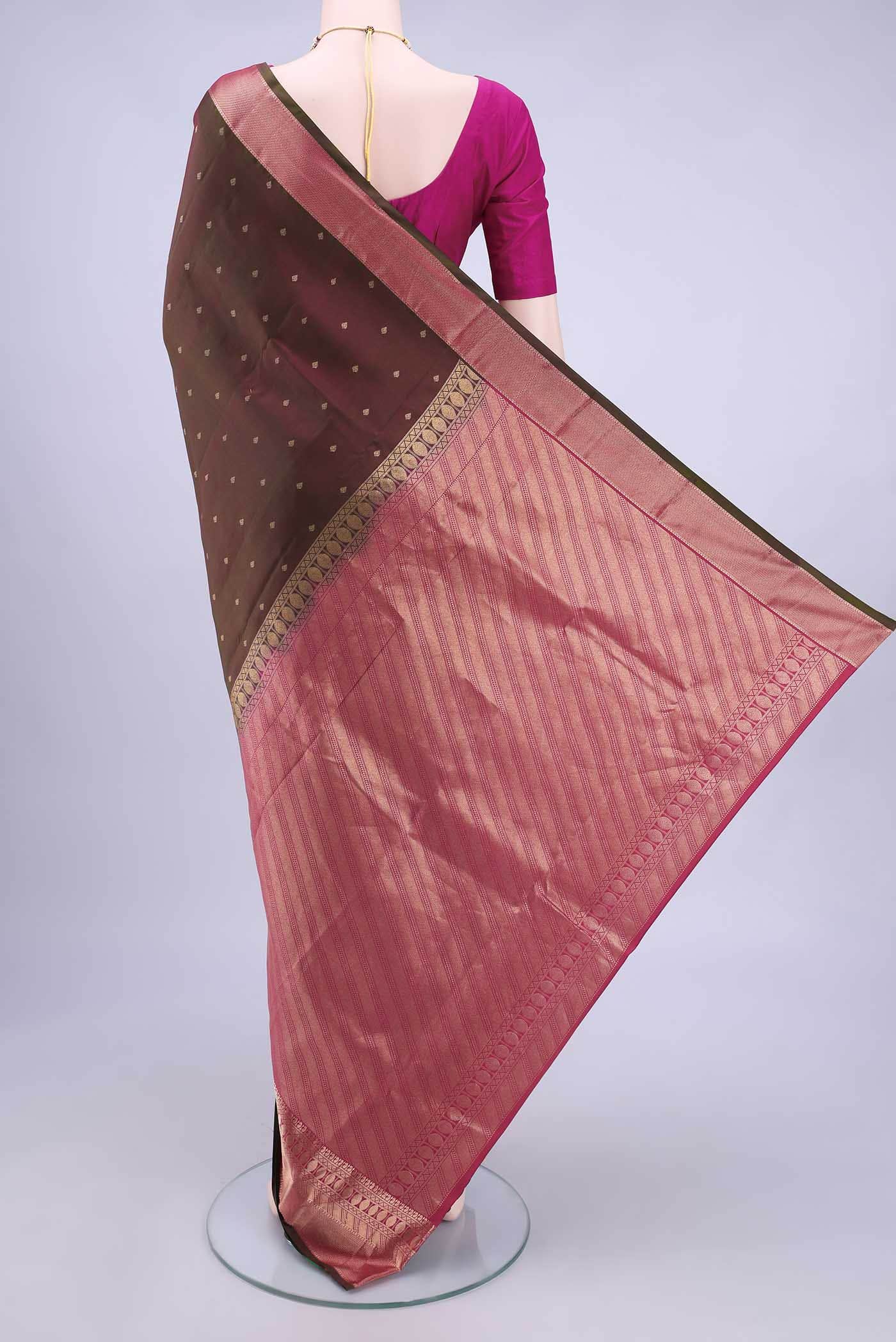 no Dual Tone Nangavalli Silk [ Salem ] Saree