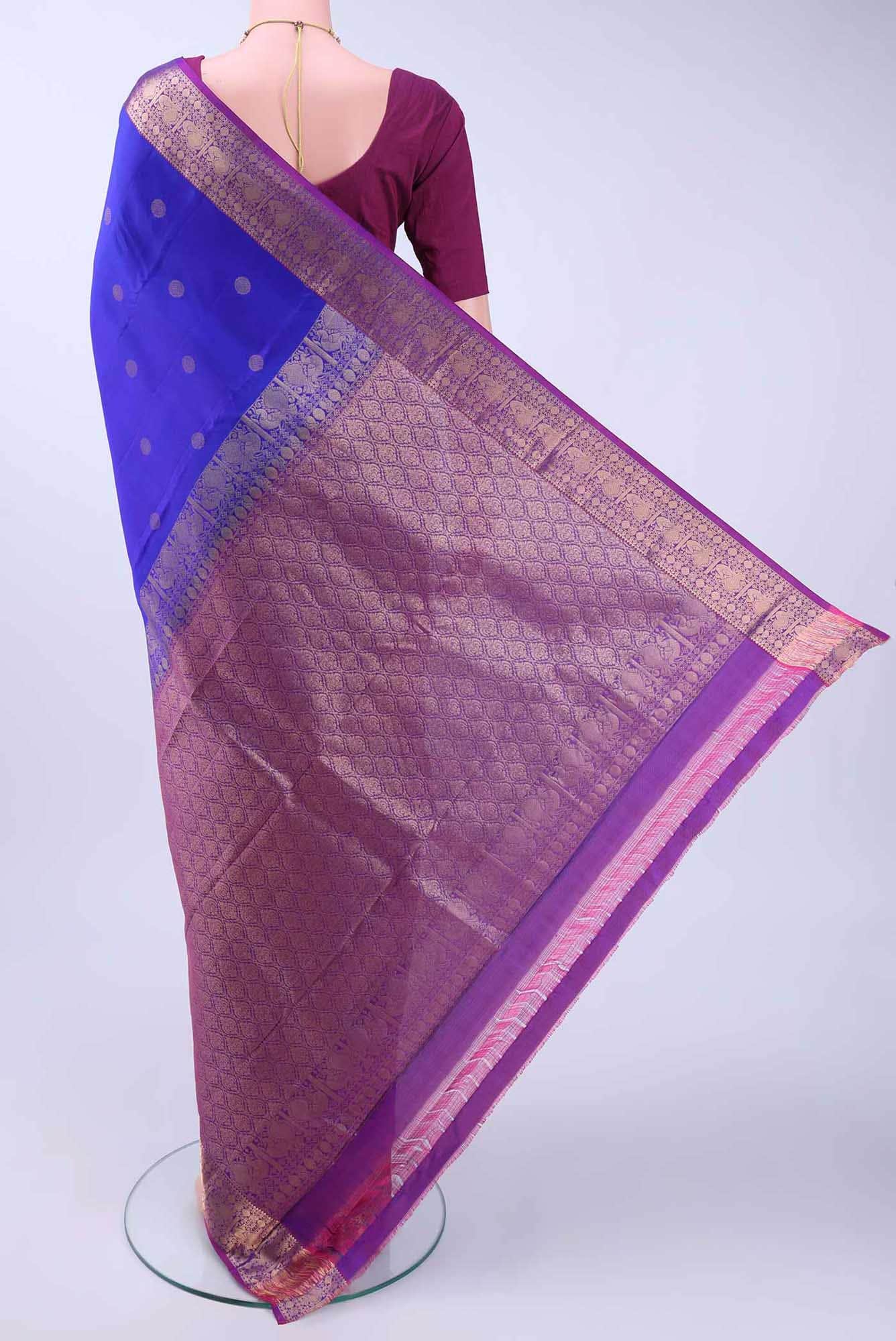 NO Dual Tone Nangavalli Silk [ Salem ] Saree