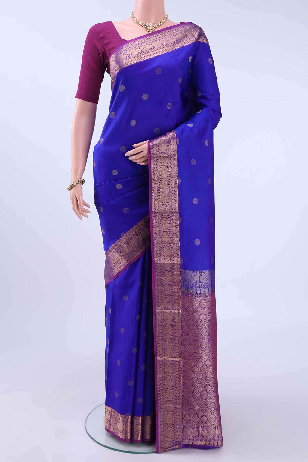 NO Dual Tone Nangavalli Silk [ Salem ] Saree