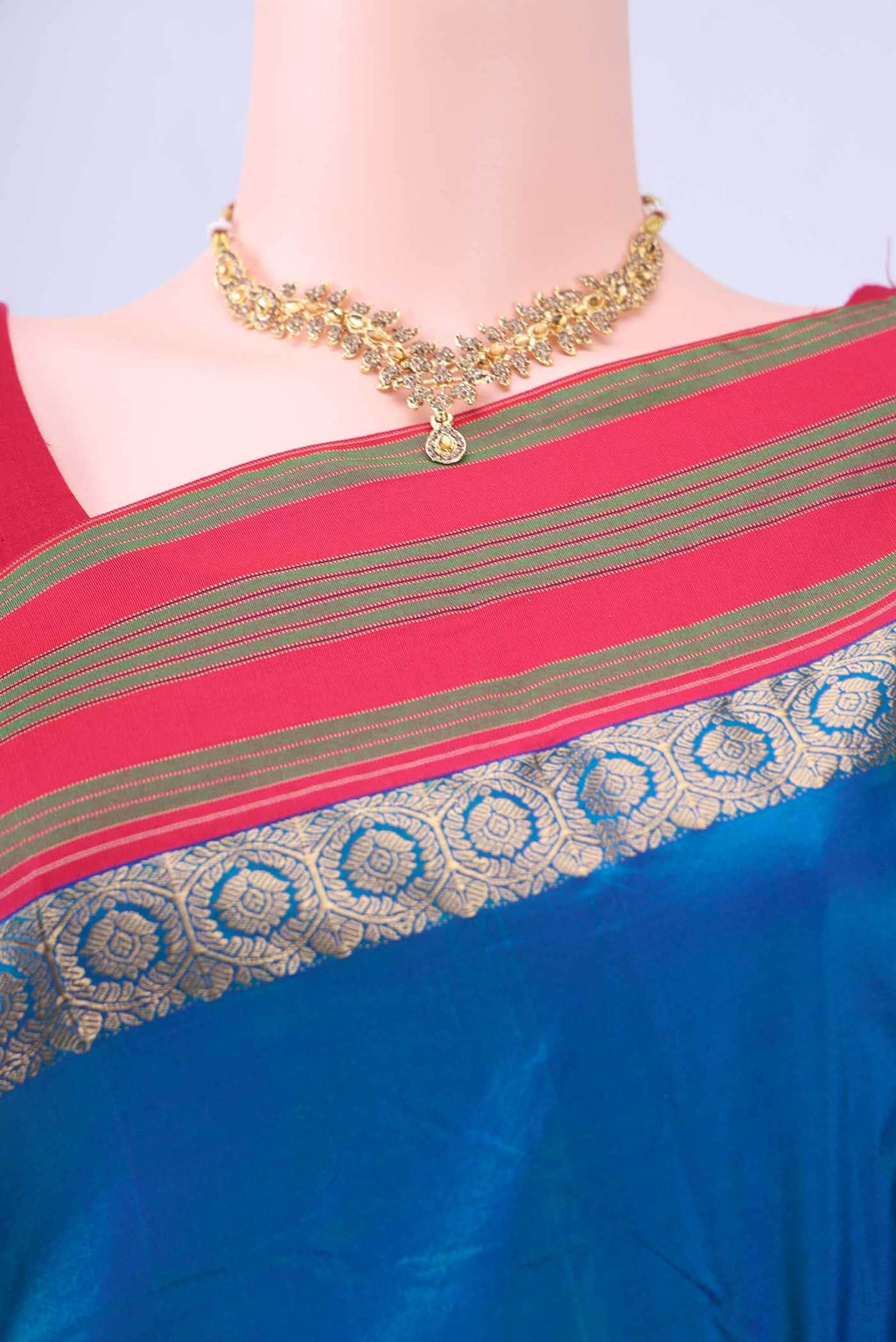 Royal Blue Bangalore Silk - kadyal Saree
