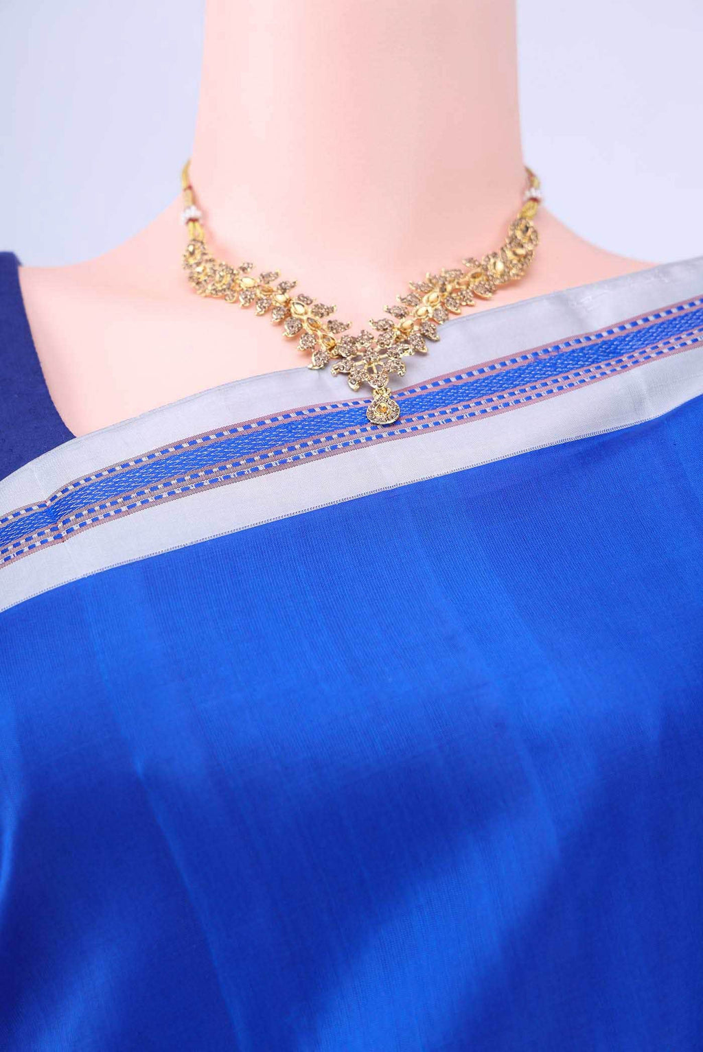 Royal Blue Kanchipuram Saree