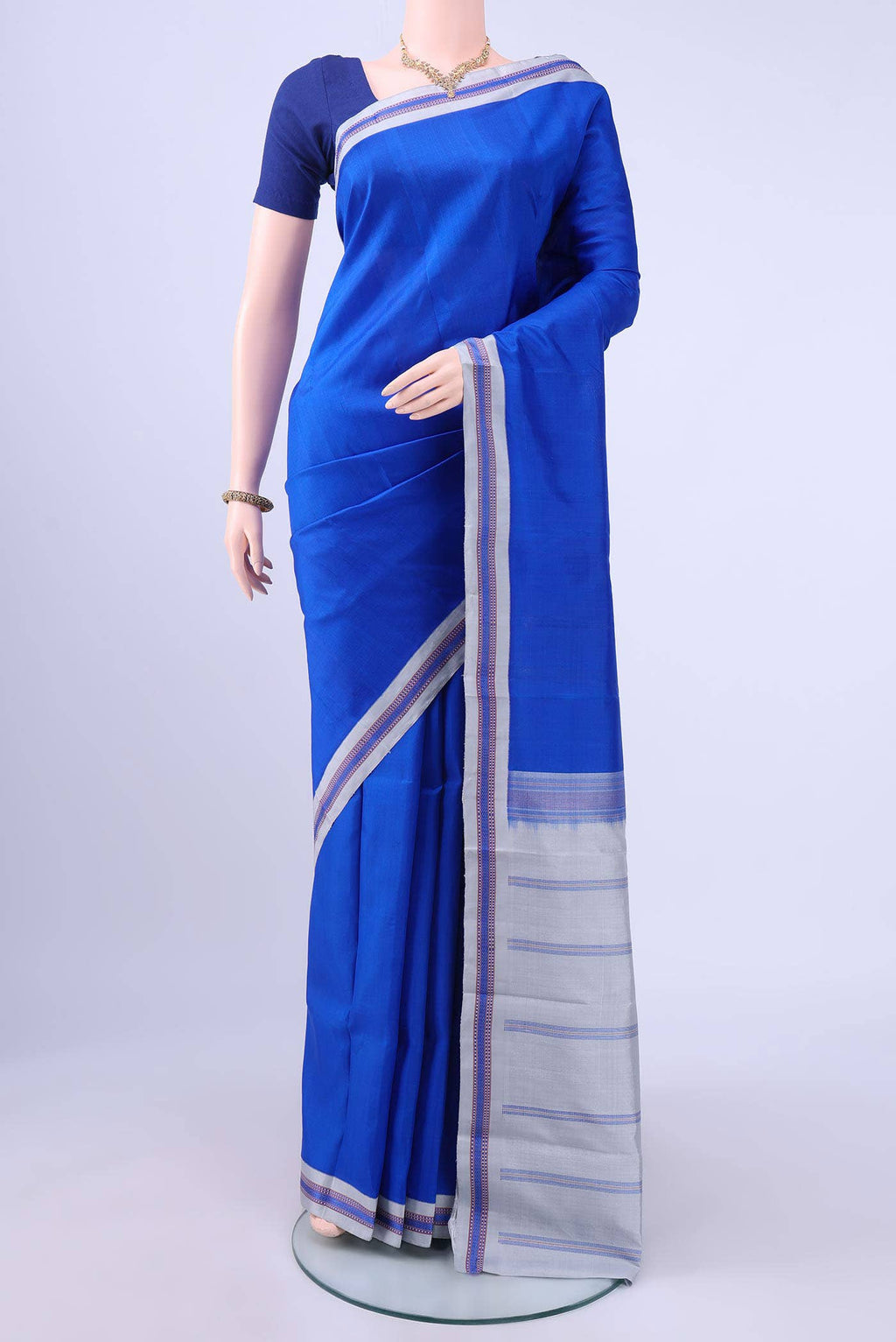 Royal Blue Kanchipuram Saree