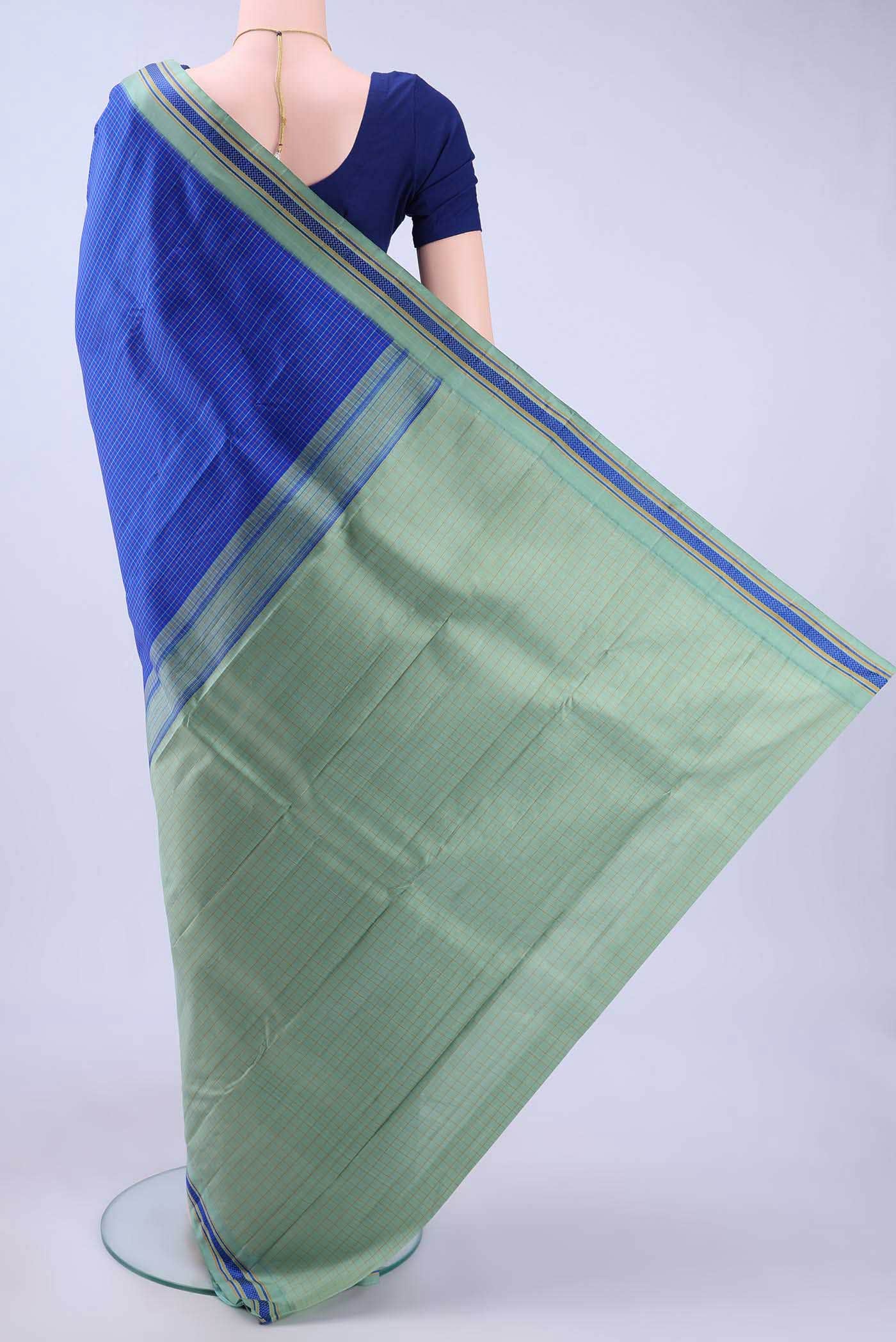 Royal Blue Kanchipuram Saree