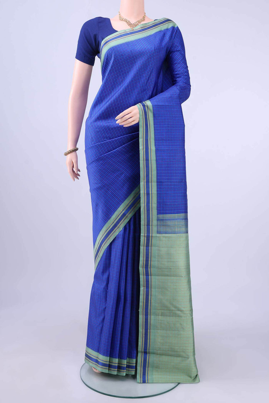 Royal Blue Kanchipuram Saree