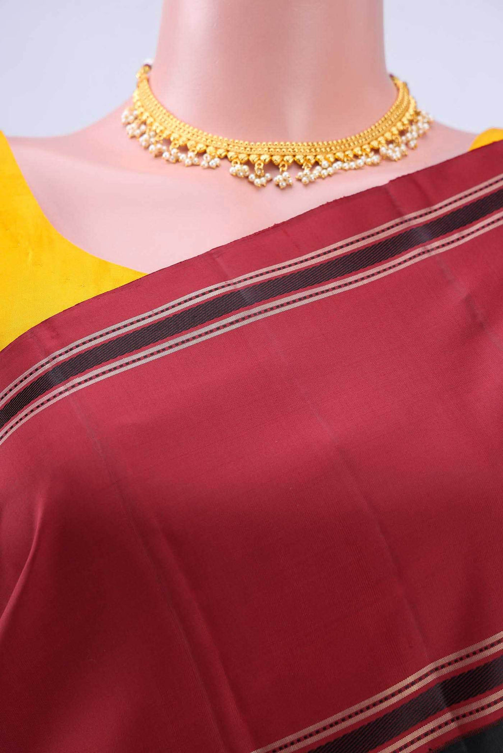 Black Kanchipuram Silk Saree