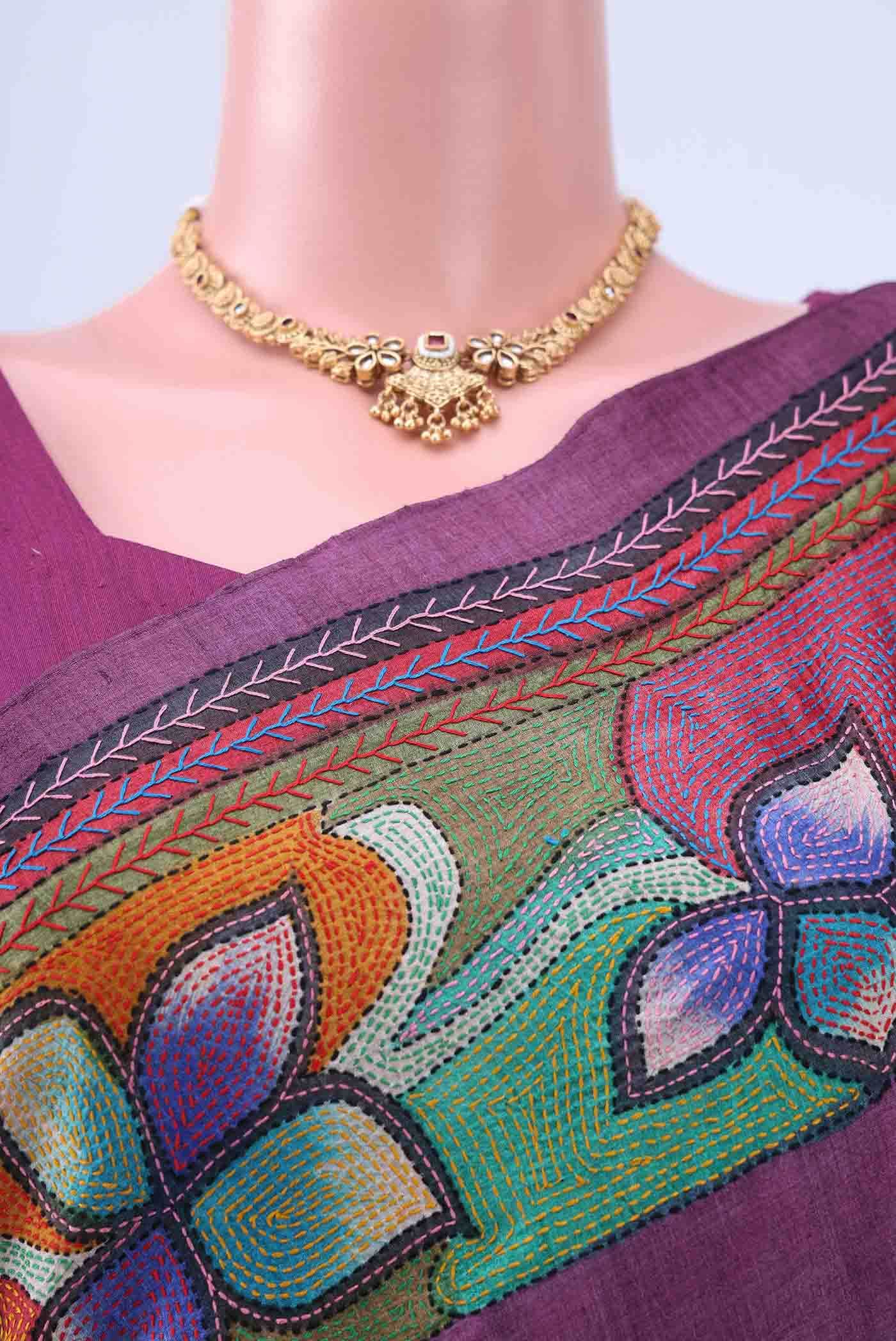 Multi Tussar Saree