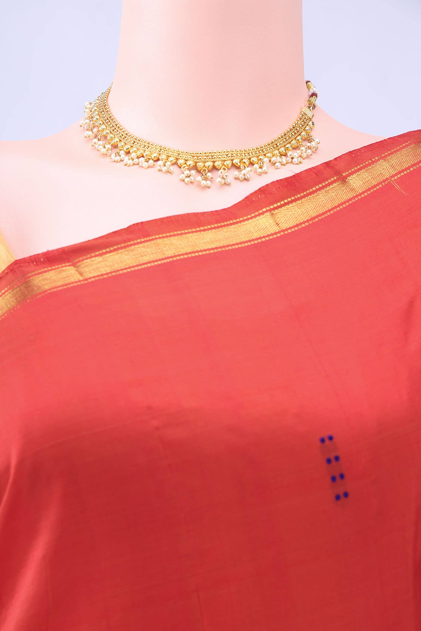 Imperial Red Kanchipuram Silk Saree