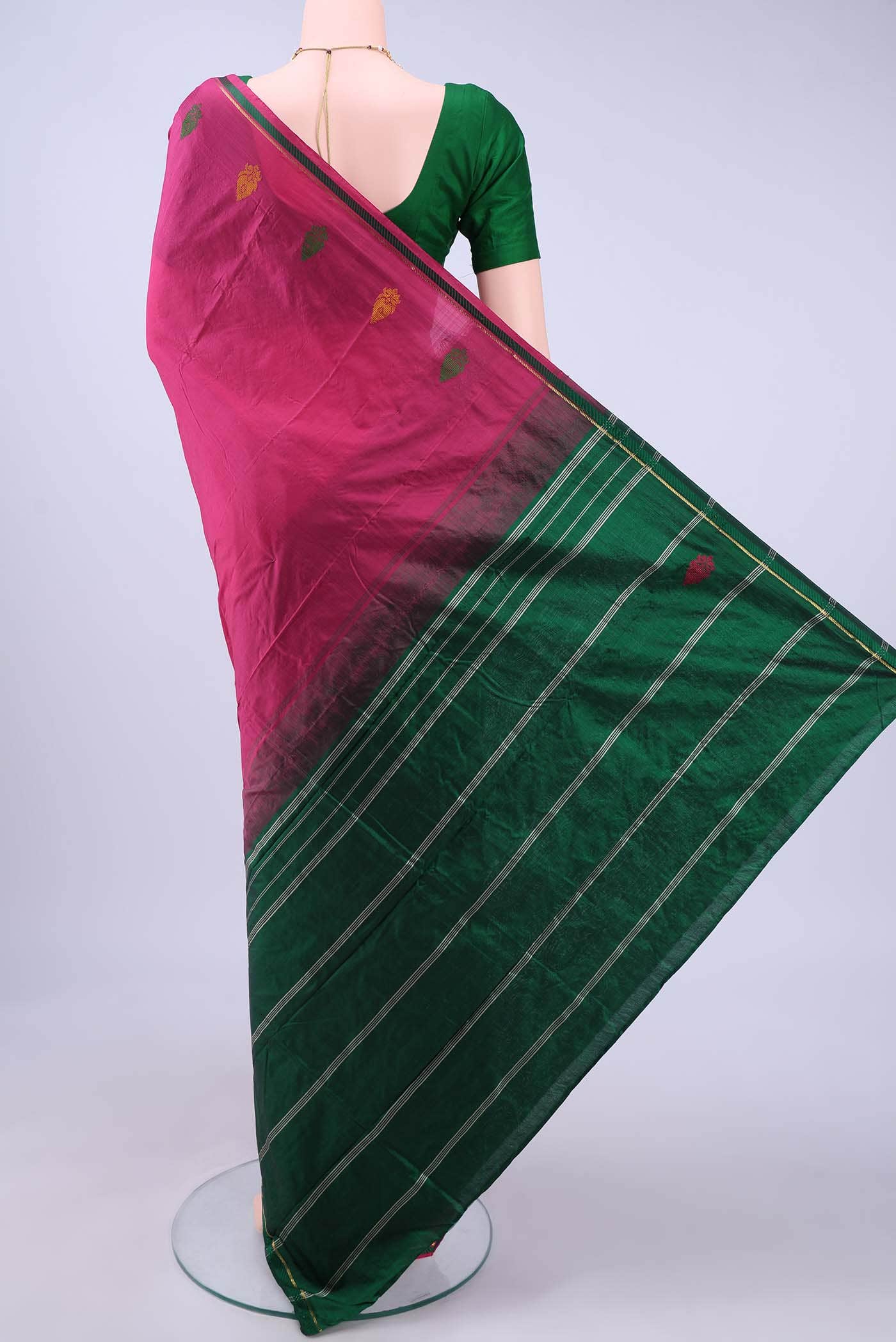 Maroon Kanchipuram Saree
