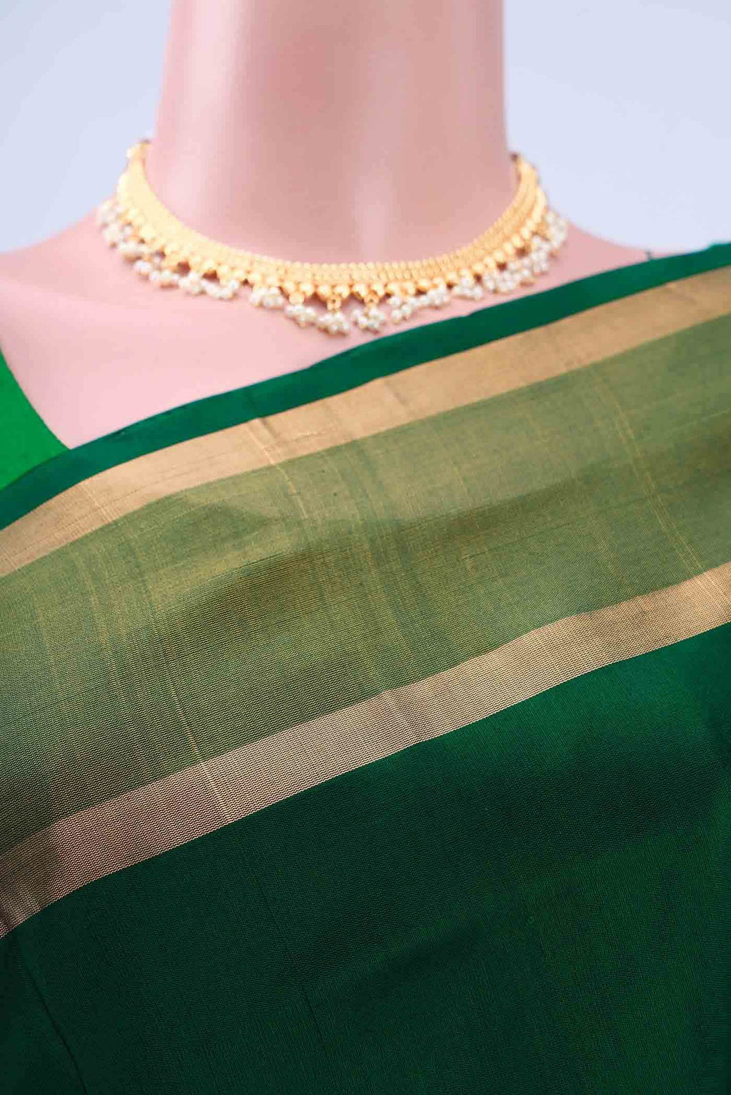 Bottle Green Uppada Silk Saree