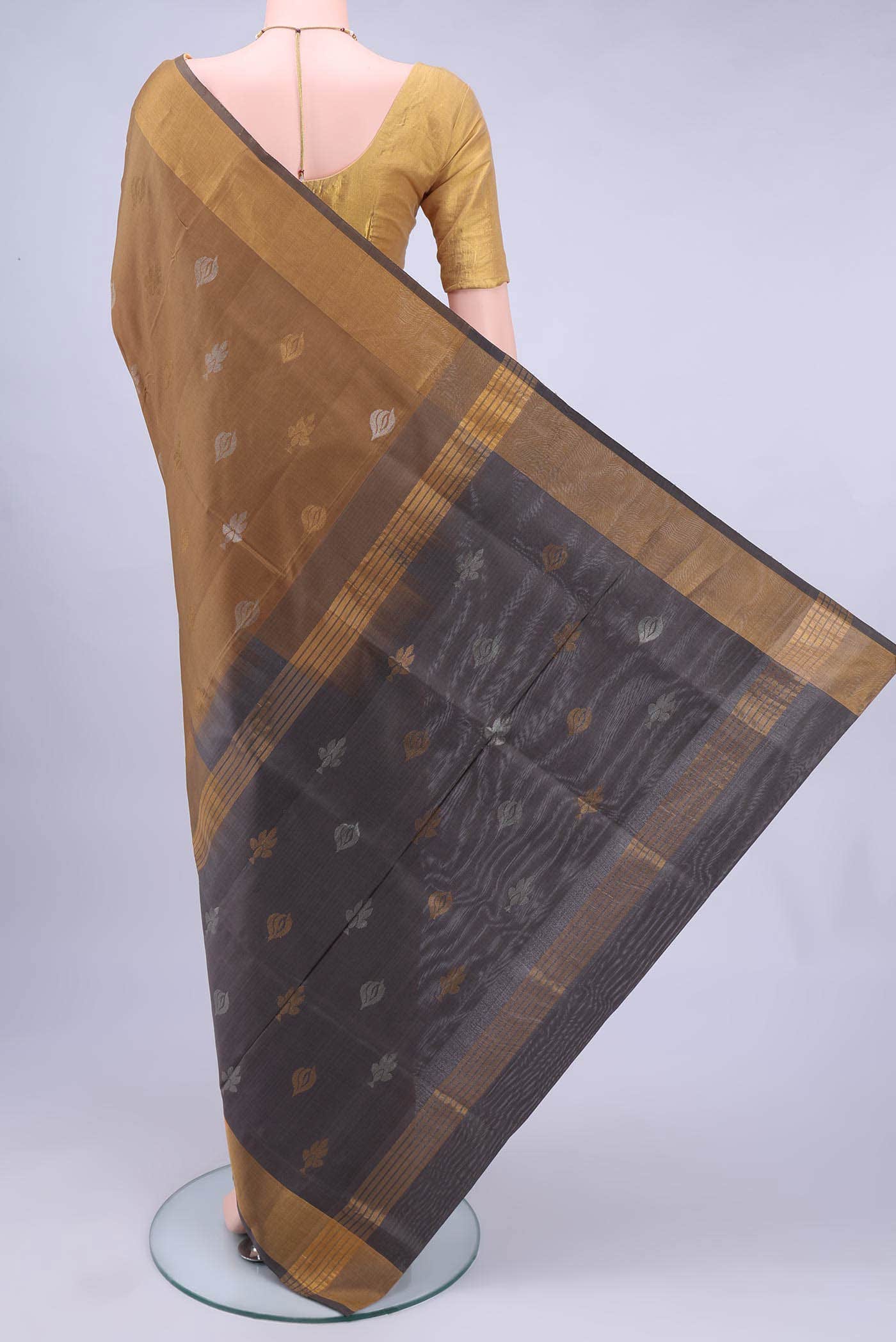 Cinnamon Uppada Silk Saree
