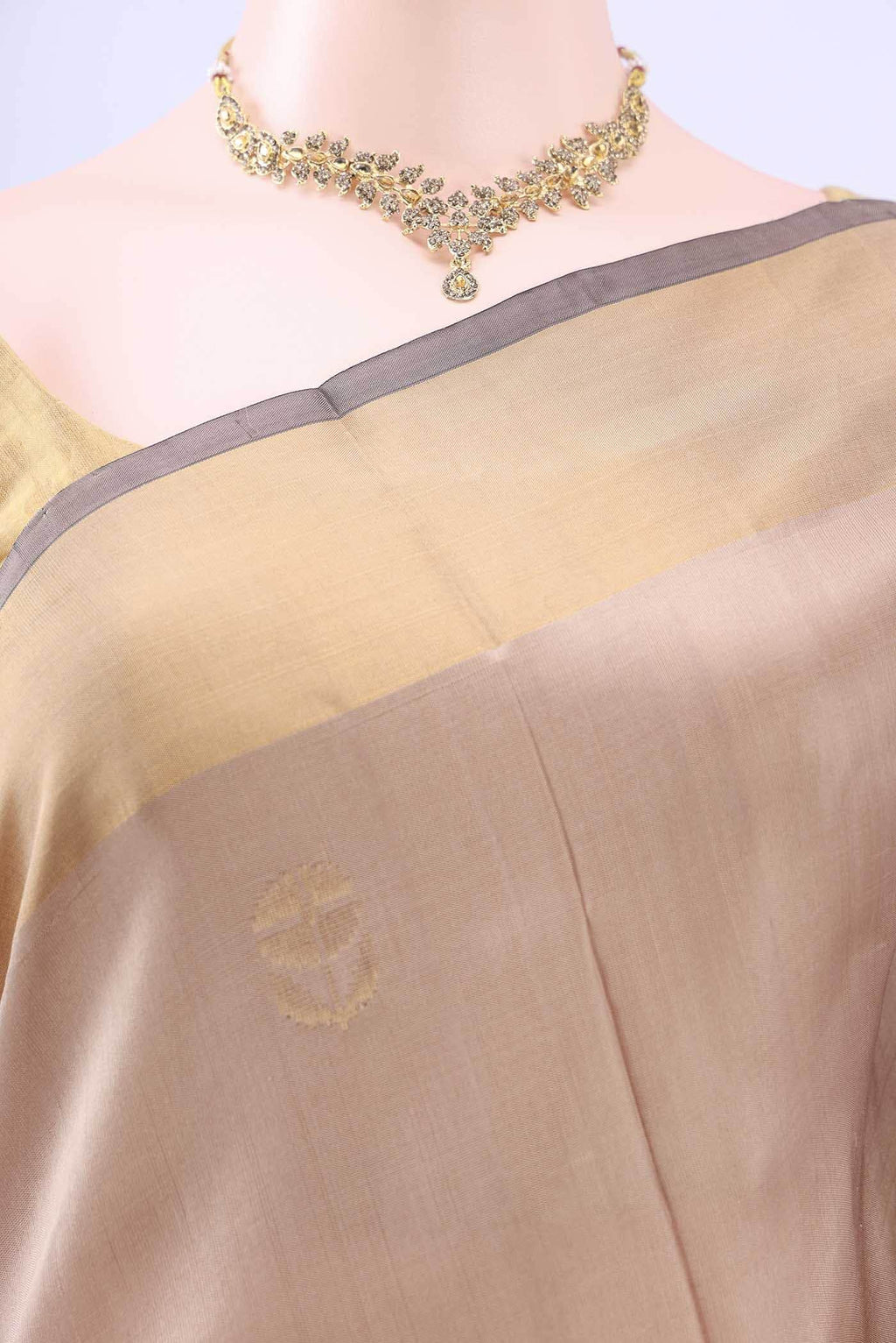 Beige Uppada Silk Saree